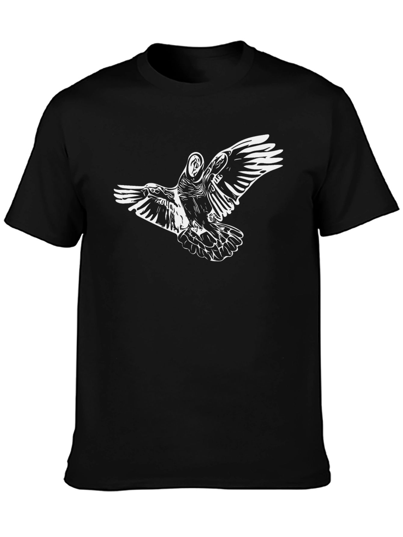Raven Graphic Print T-Shirt - Stylish & Unique Design