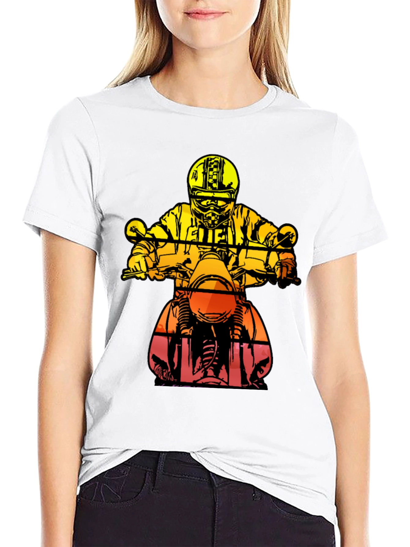 Motorcycle Rider Graphic Tee