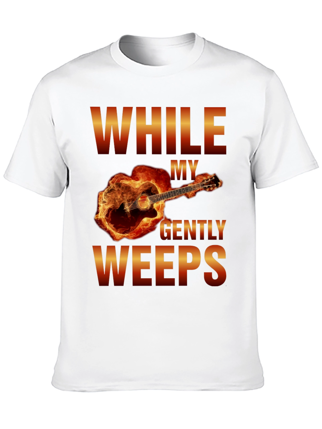 While My Guitar Gently Weeps T-Shirt