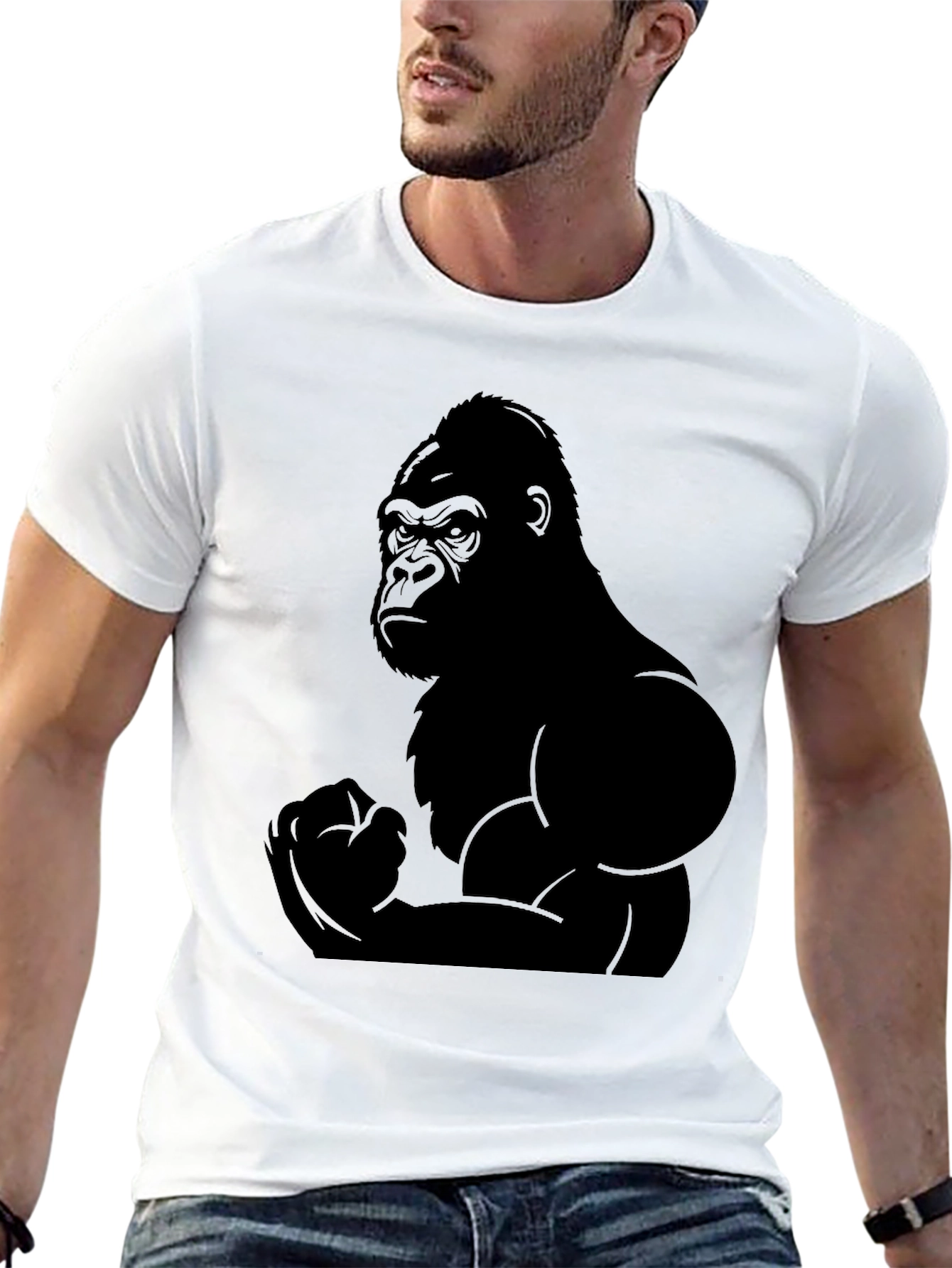 Black Gorilla Graphic T-Shirt