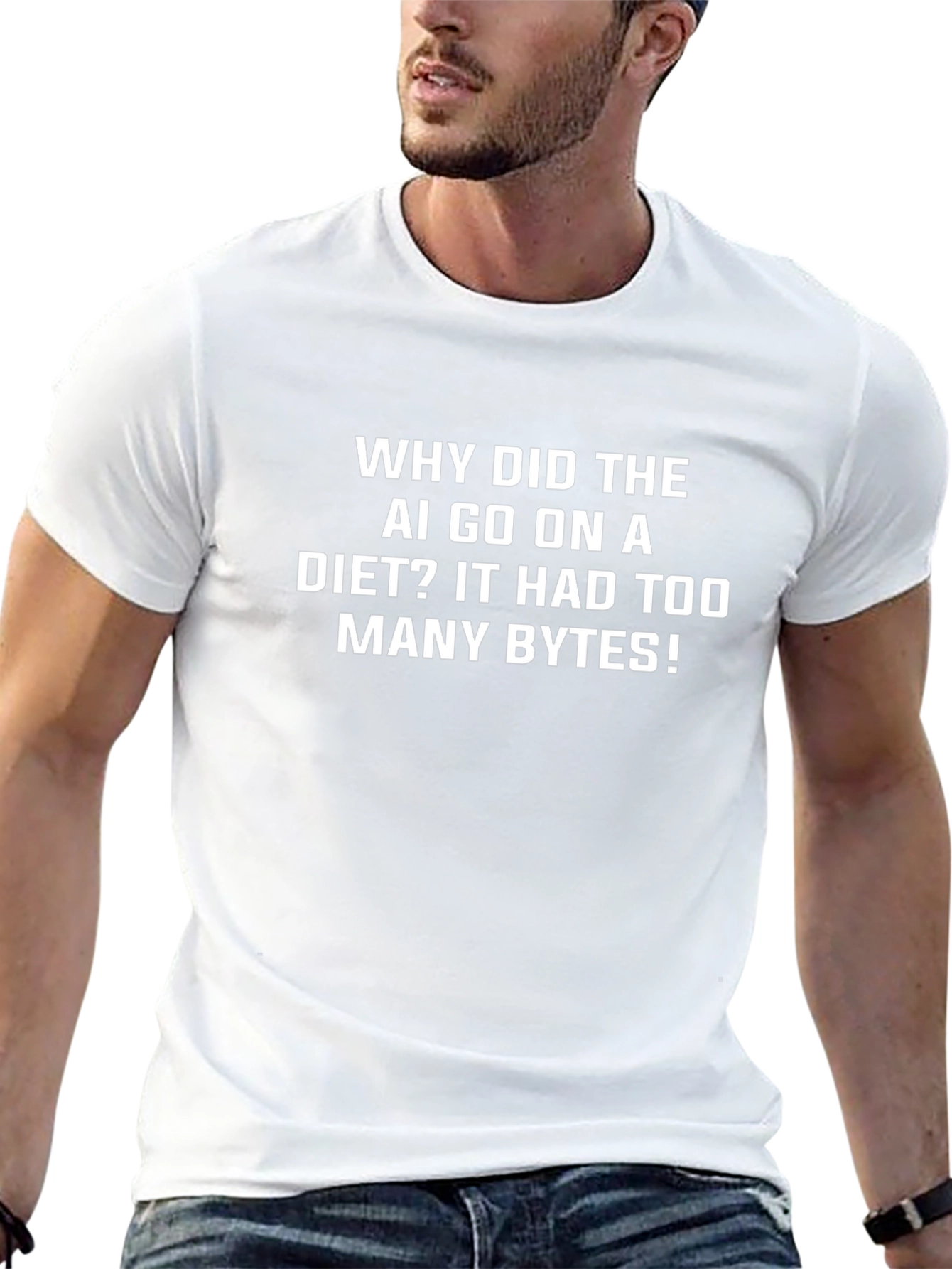 AI Humor T-Shirt - Funny Tech Diet Joke