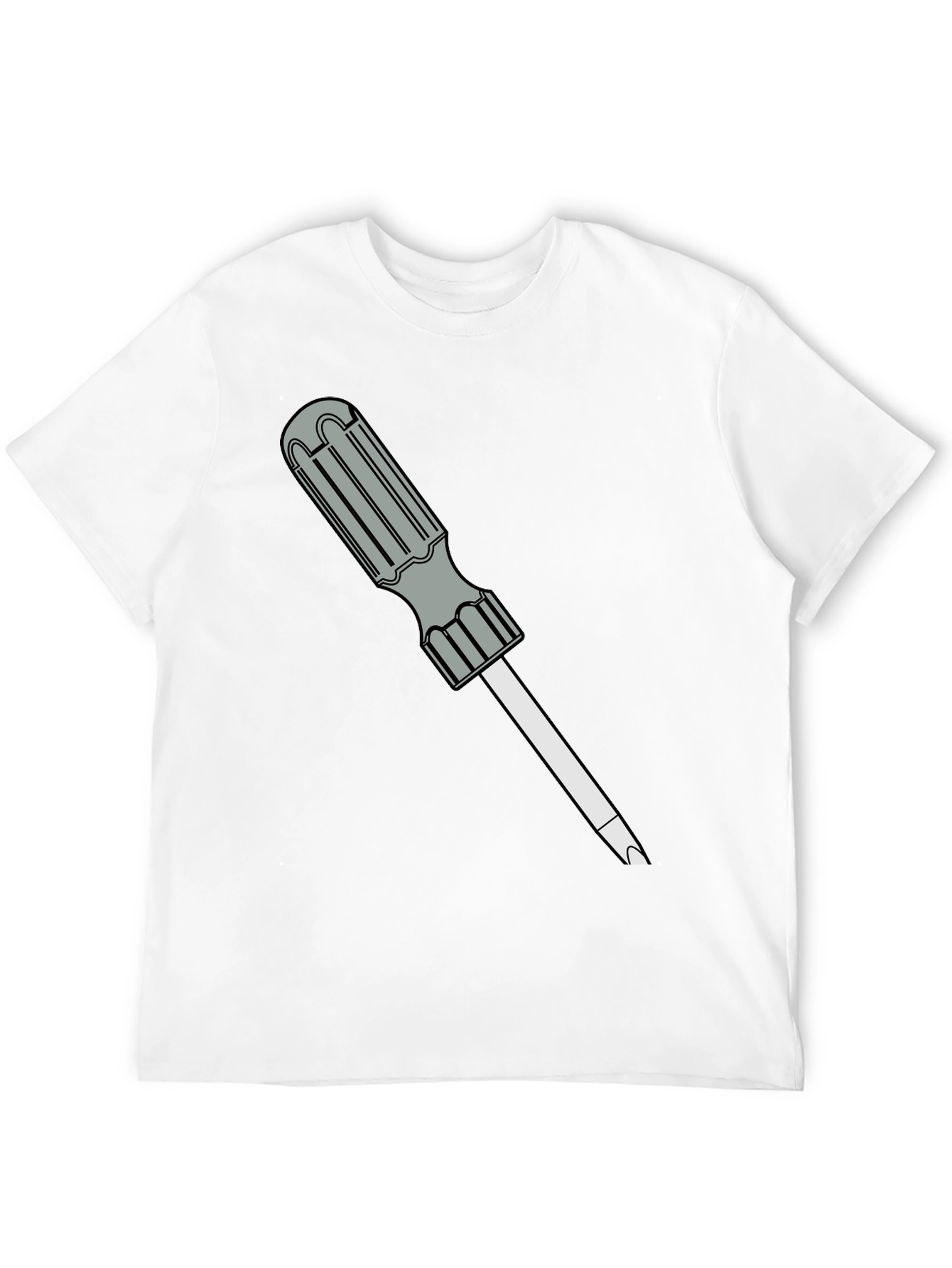 Screwdriver Graphic Black T-Shirt