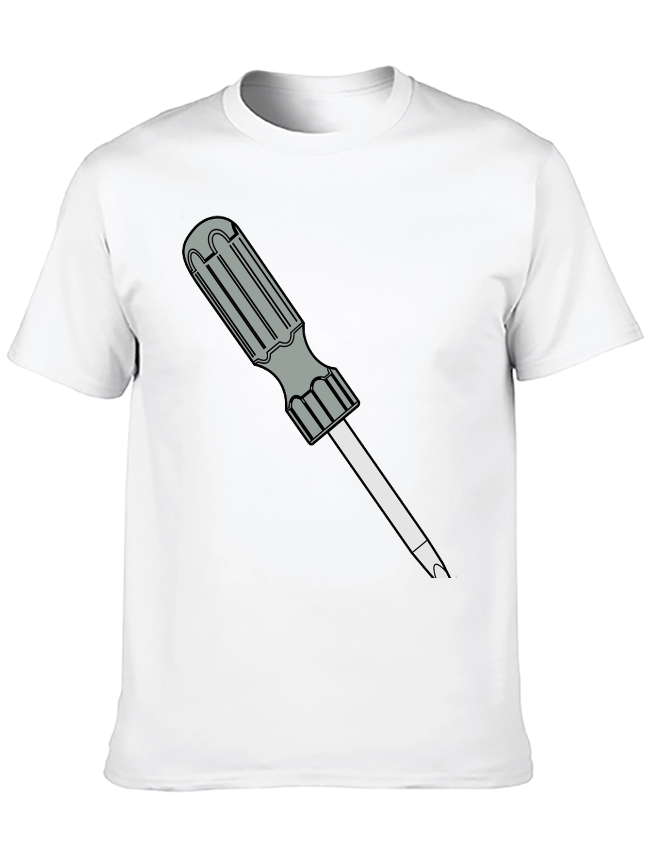 Screwdriver Graphic Black T-Shirt