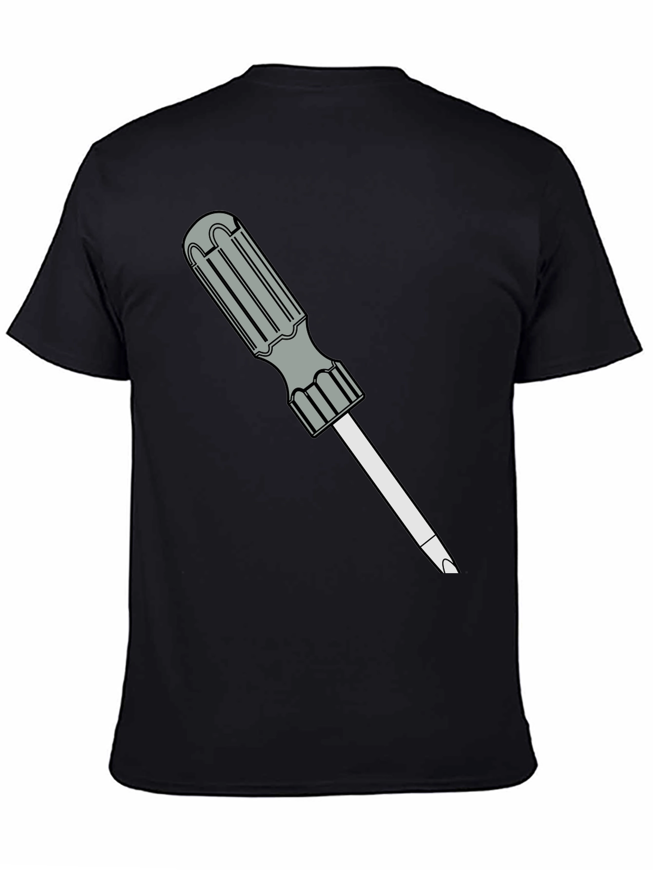 Screwdriver Graphic Black T-Shirt