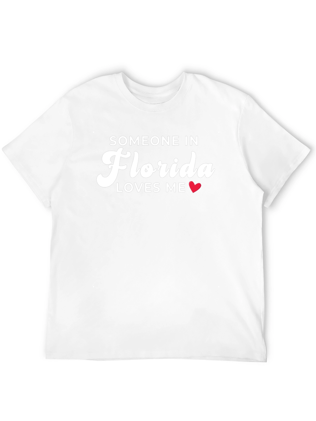 Someone in Florida Loves Me Black T-Shirt
