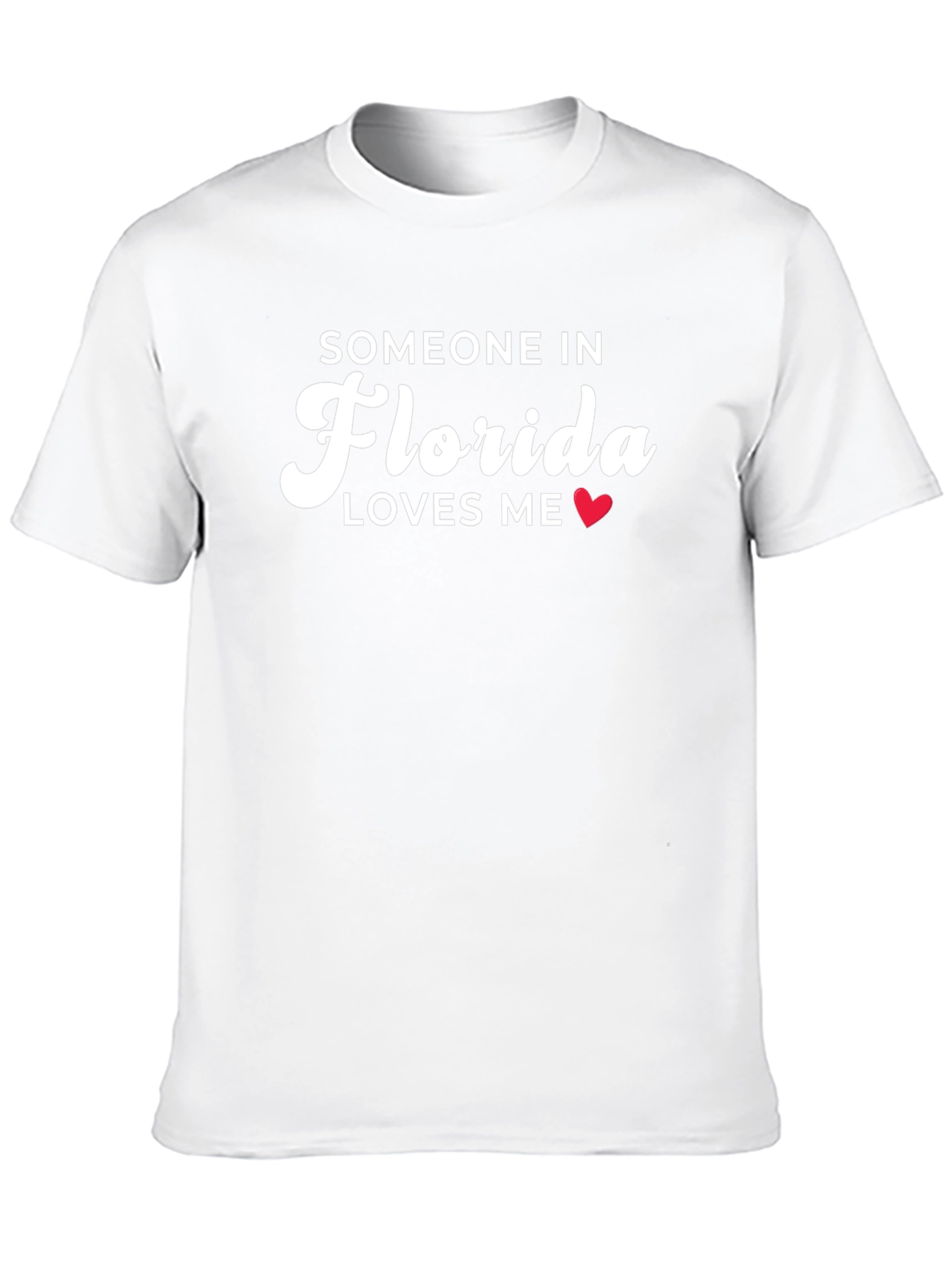 Someone in Florida Loves Me Black T-Shirt