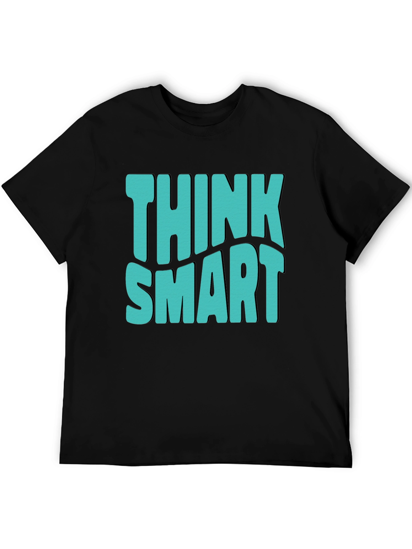 Think Smart Graphic Tee - Mens Casual T-Shirt