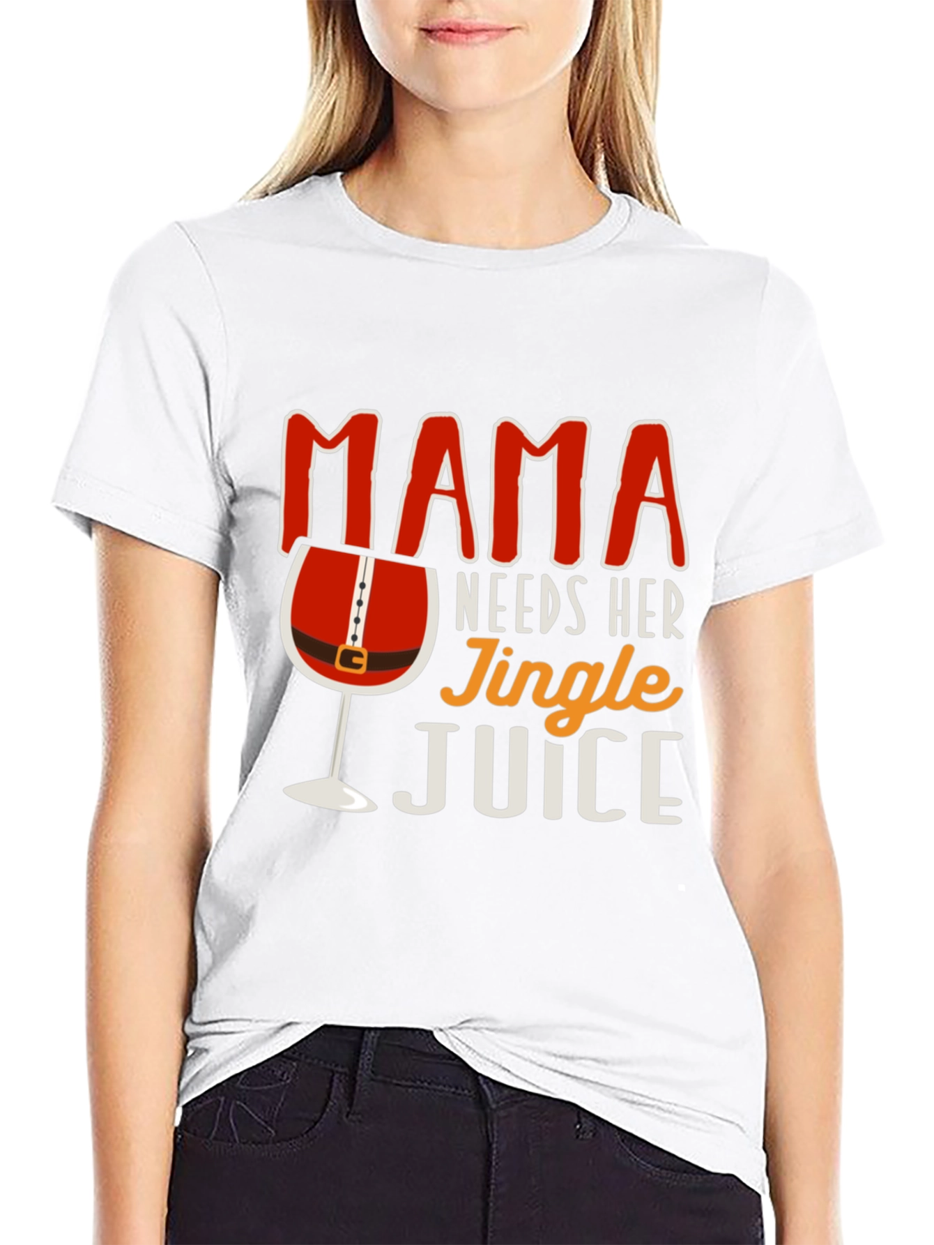 Mama Needs Her Jingle Juice Funny Christmas T-Shirt