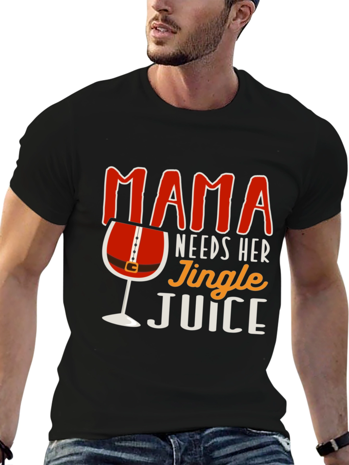Mama Needs Her Jingle Juice Funny Christmas T-Shirt