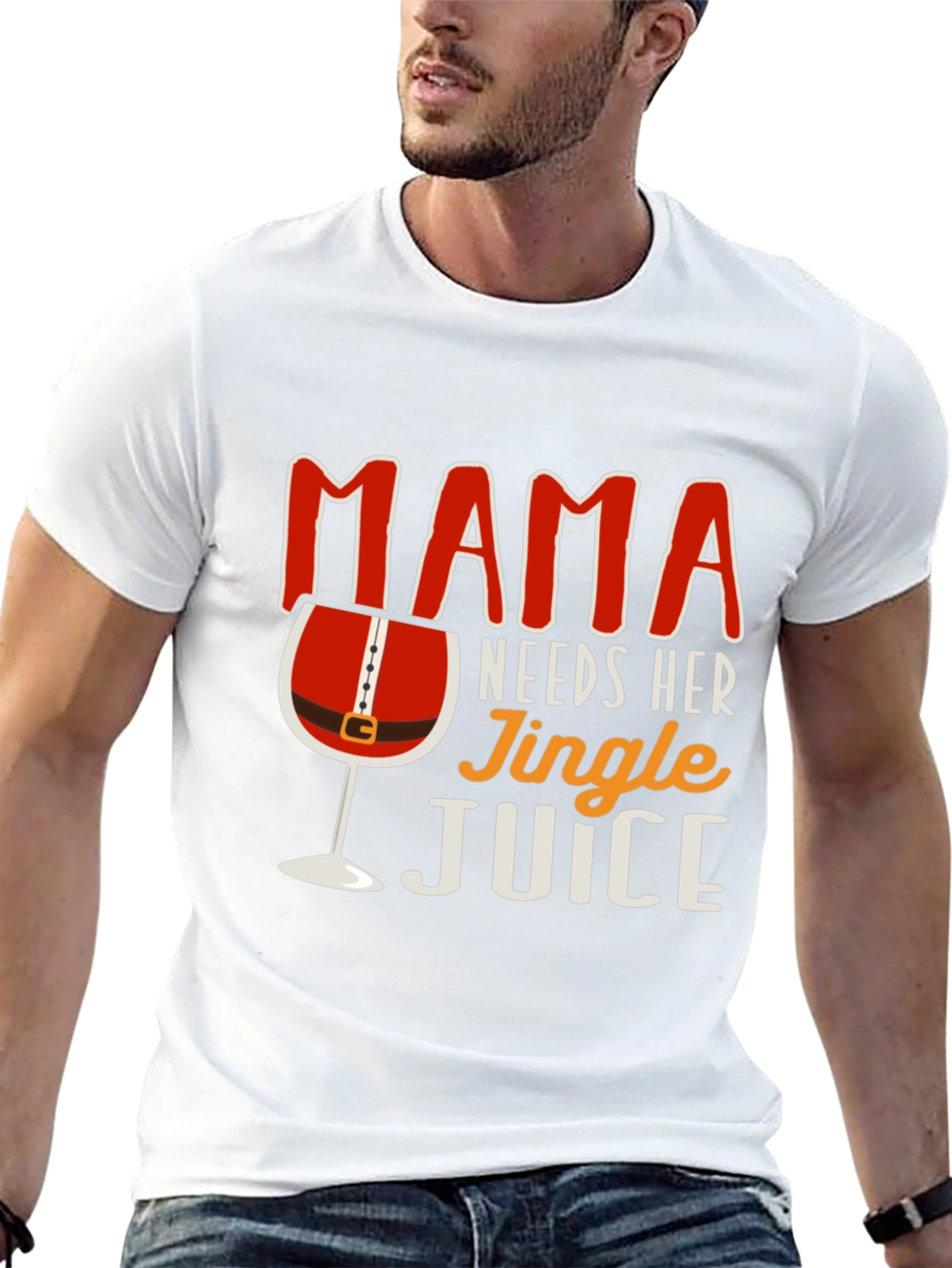 Mama Needs Her Jingle Juice Funny Christmas T-Shirt