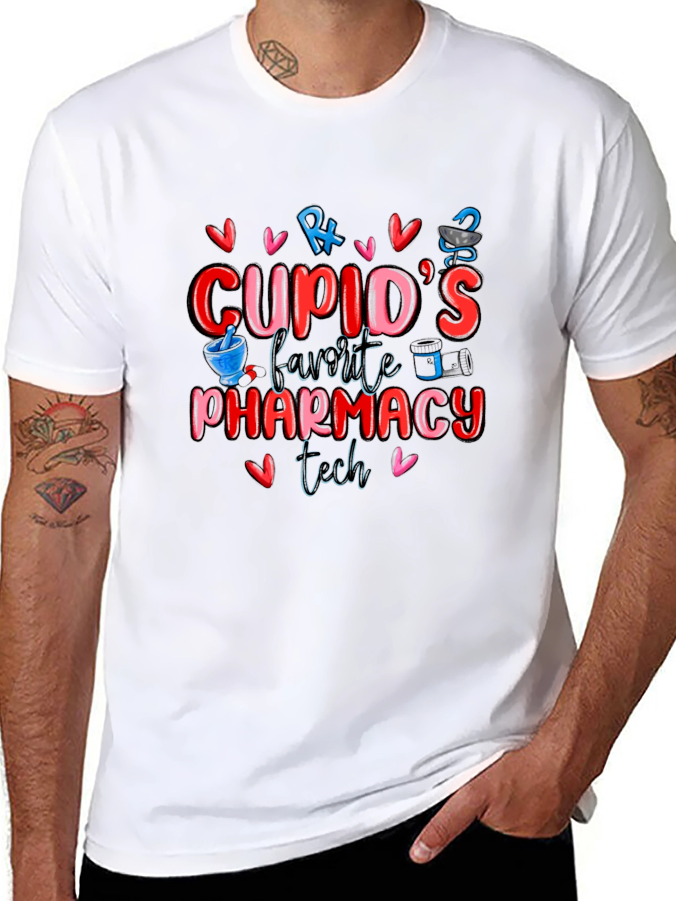 Cupids Favorite Pharmacy Tech T-Shirt