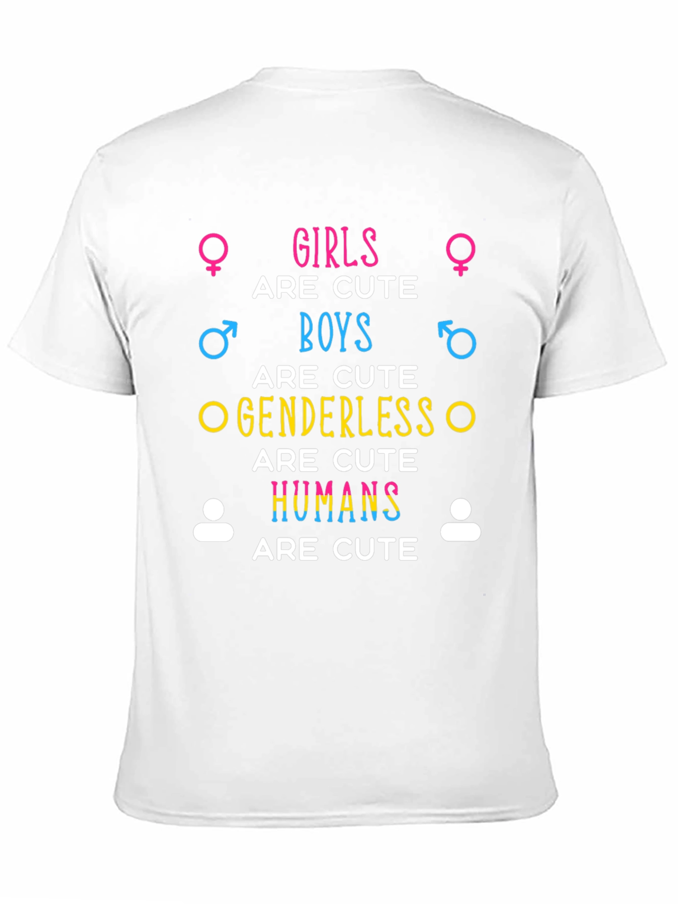 Cute Humans Black Graphic Tee