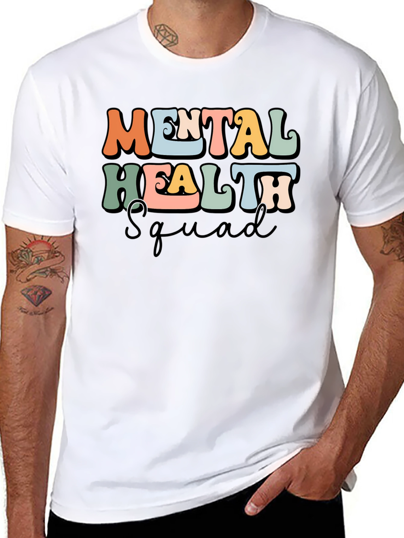Mental Health Squad Tee - Black