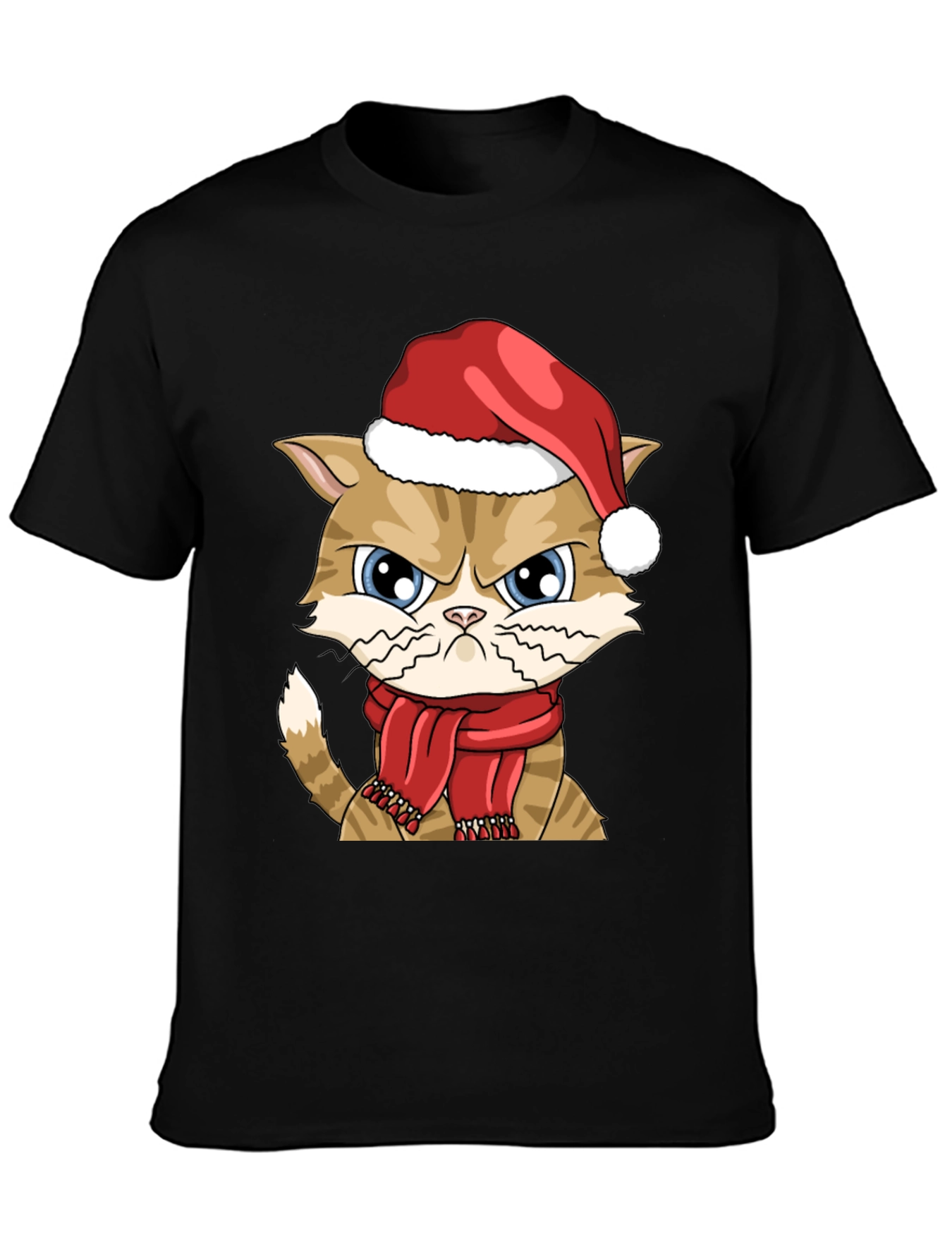 Grumpy Christmas Cat T-Shirt