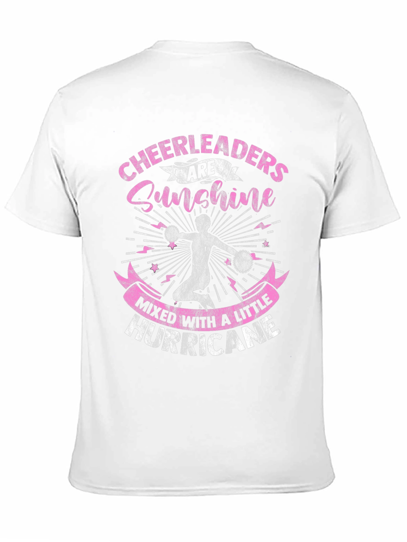 Cheerleader Sunshine Hurricane Black Graphic Tee