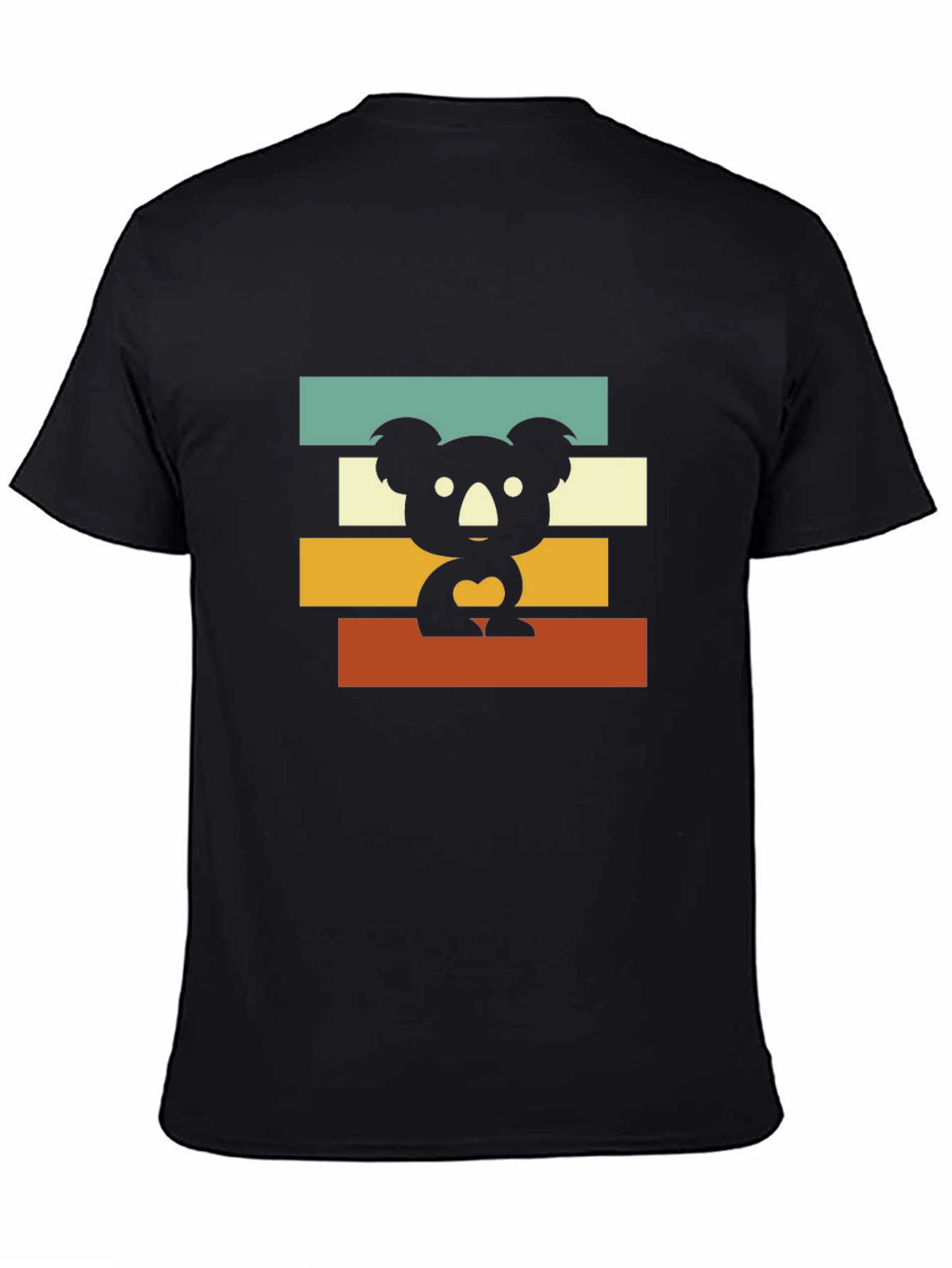 Retro Koala T-Shirt - Black Graphic Tee