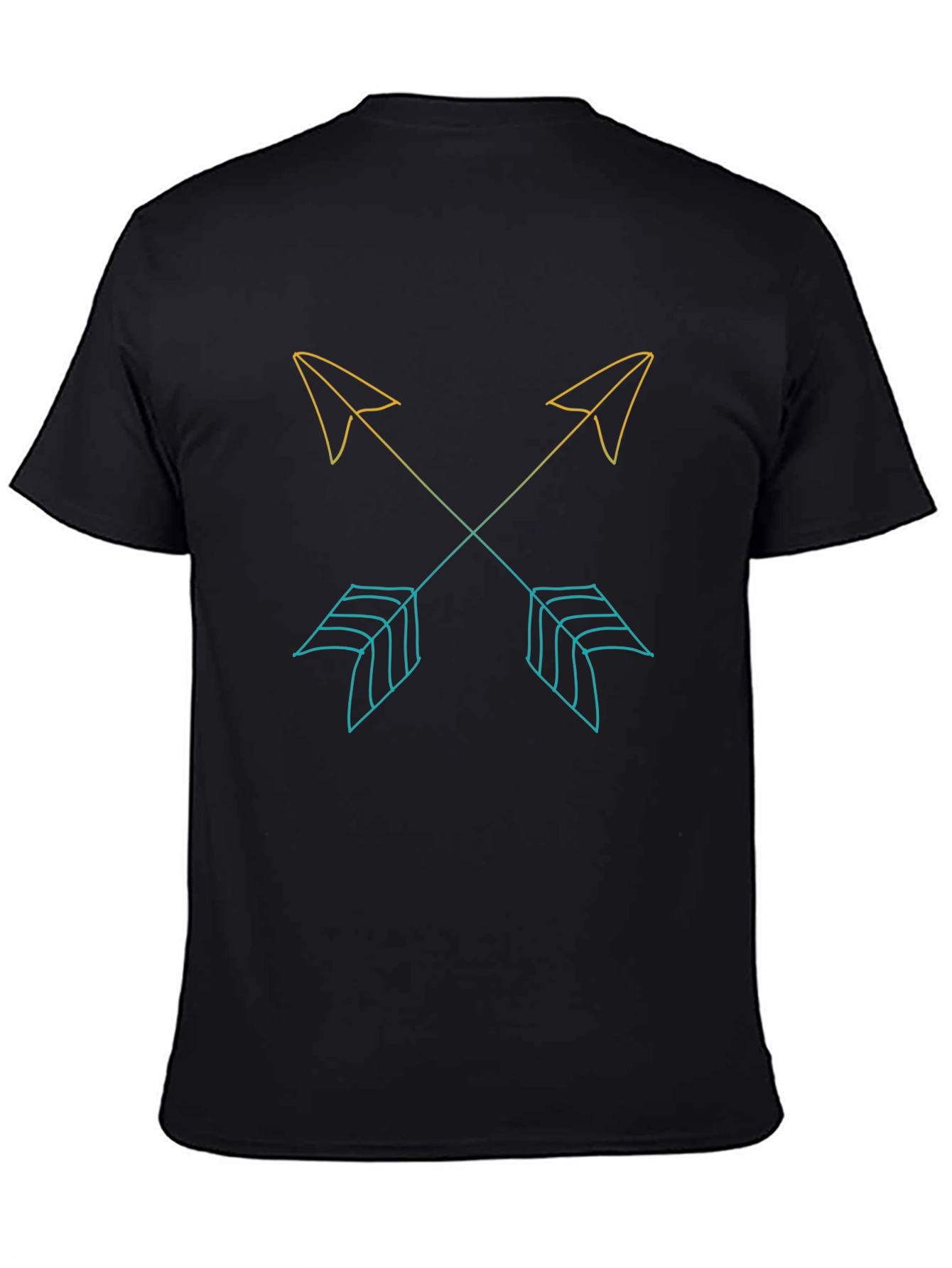 Crossed Arrows Graphic Tee - Casual Style