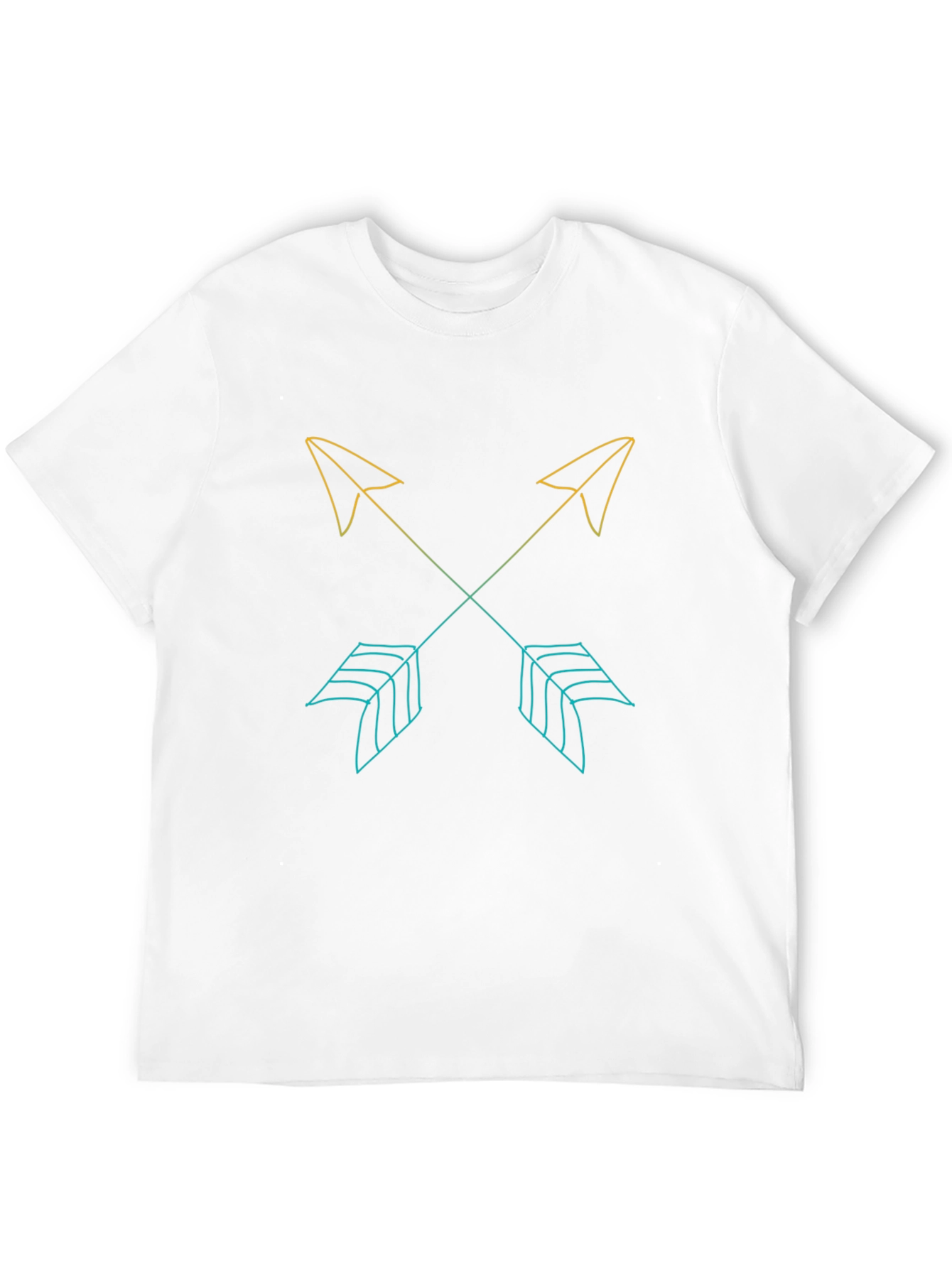 Crossed Arrows Graphic Tee - Casual Style