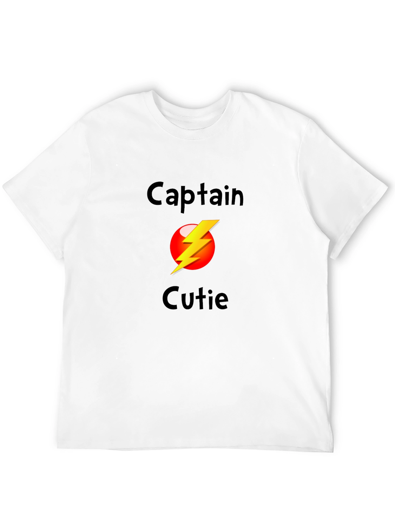 Captain Cutie Black T-Shirt