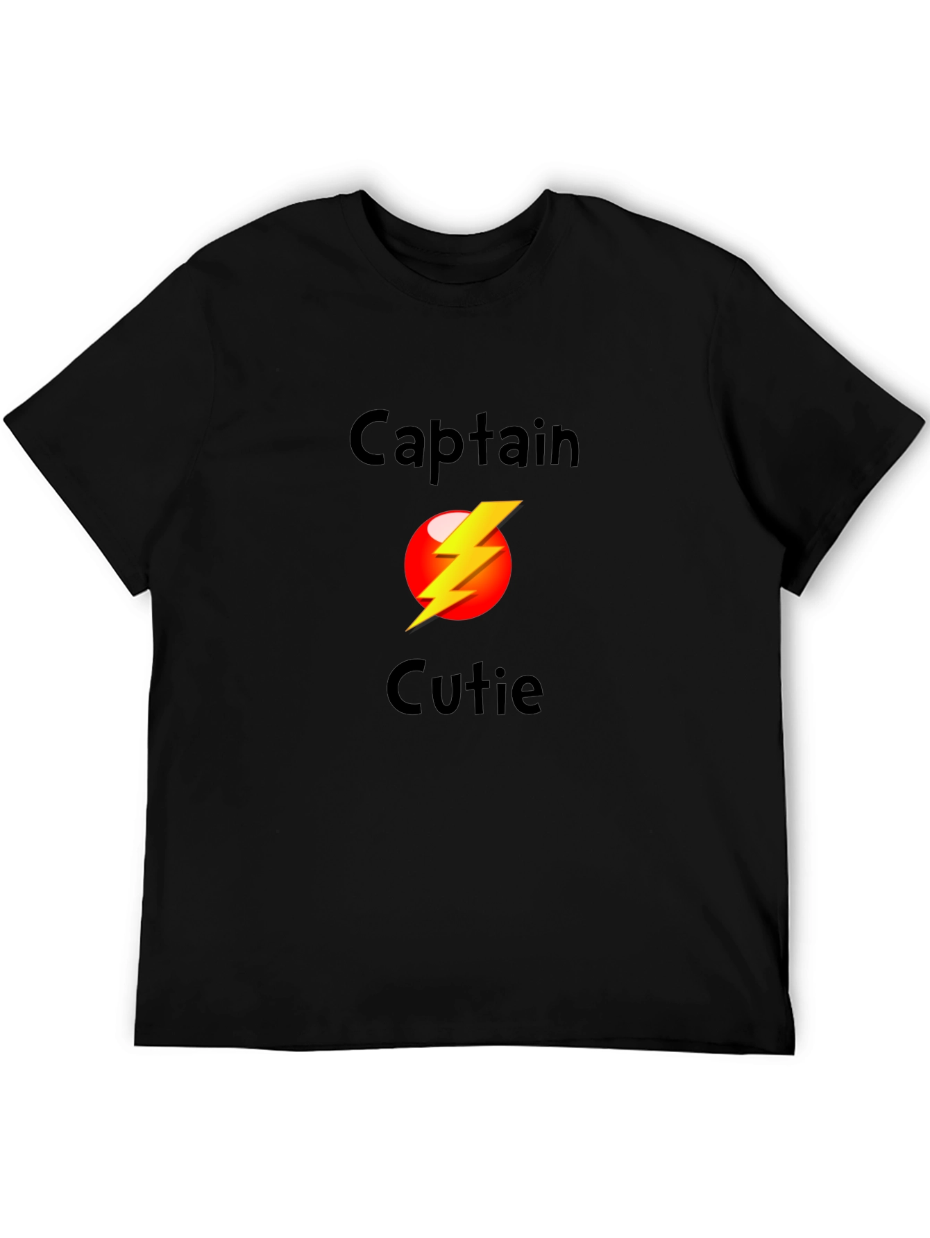 Captain Cutie Black T-Shirt