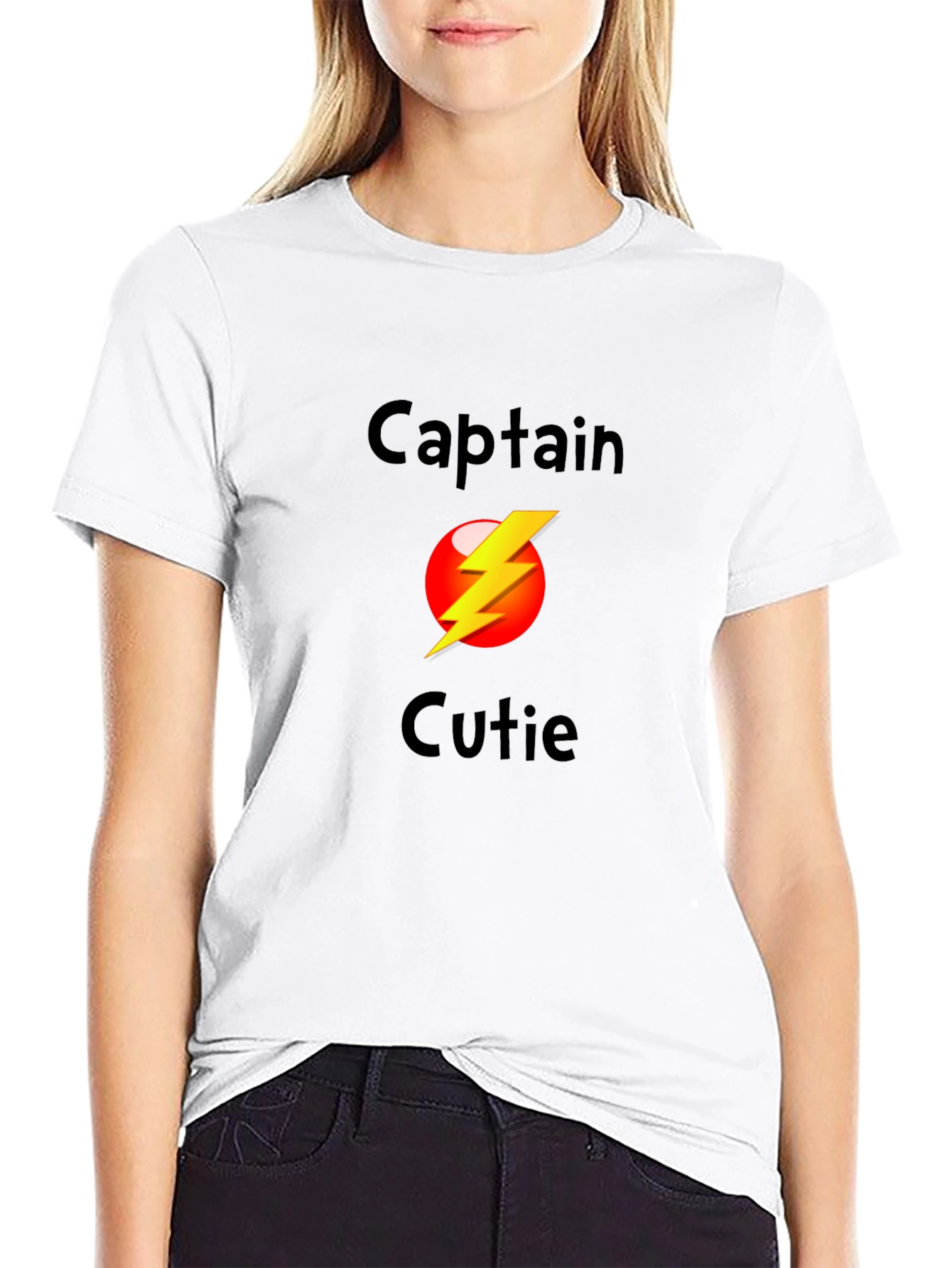 Captain Cutie Black T-Shirt