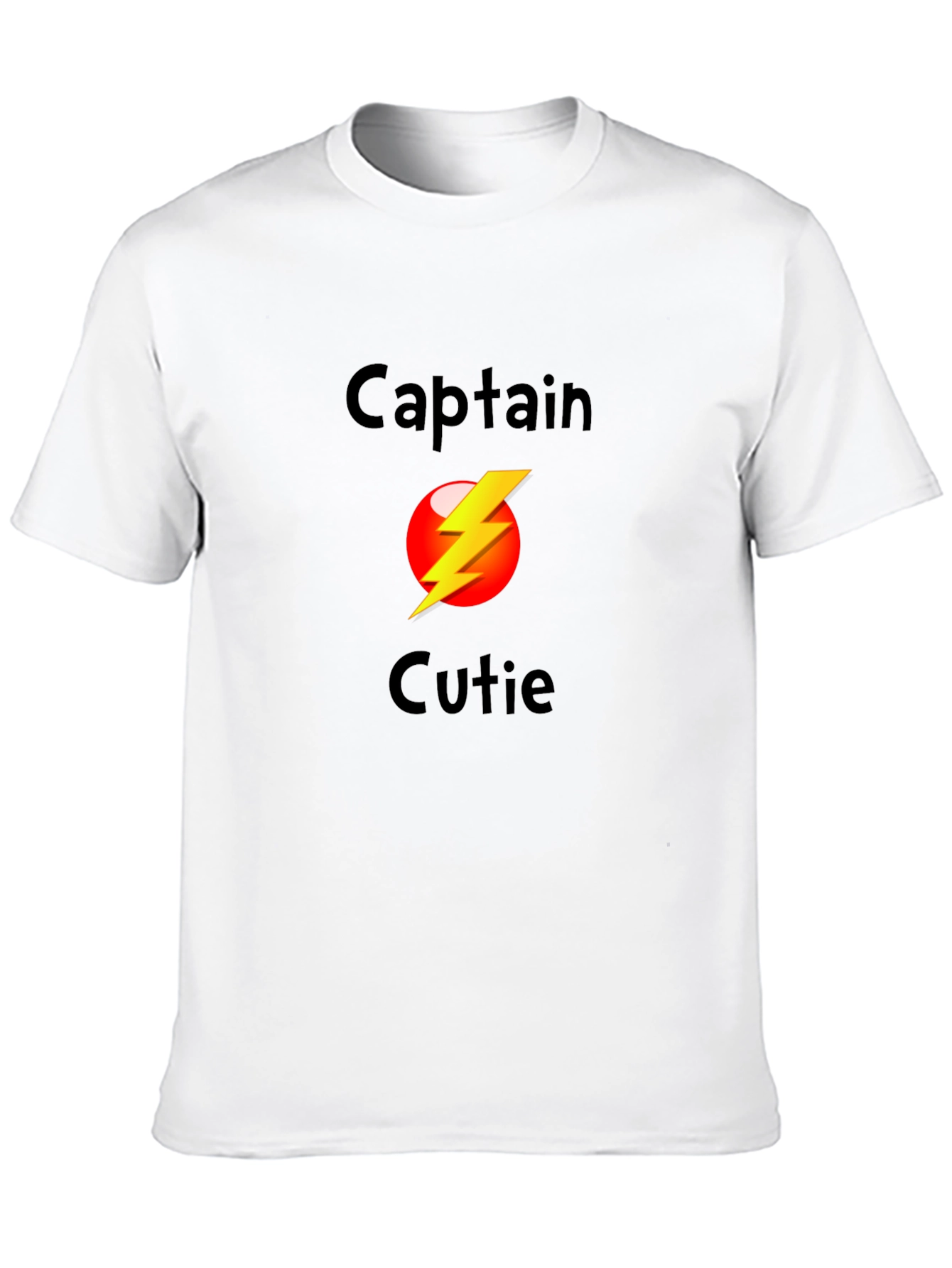 Captain Cutie Black T-Shirt