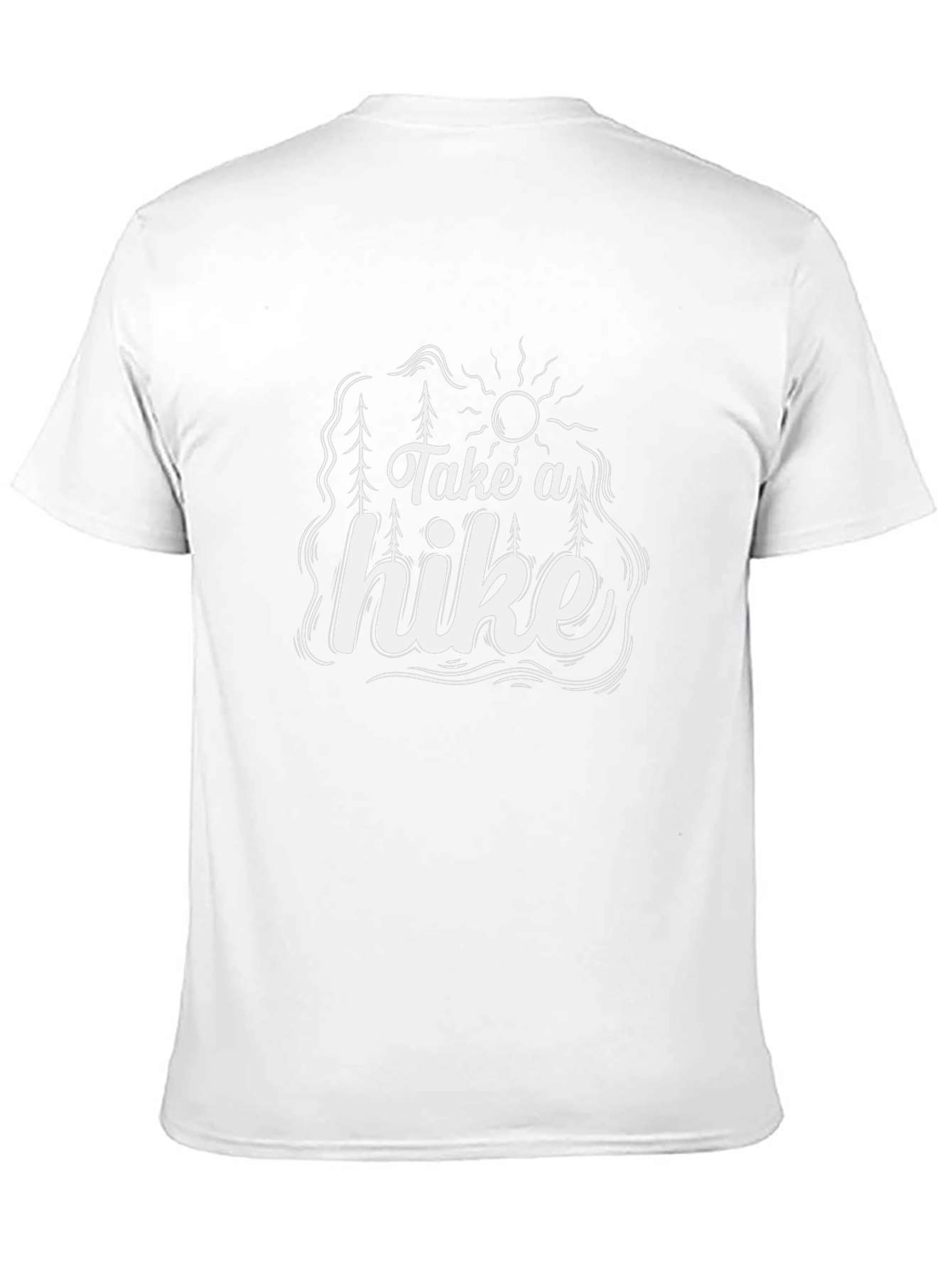 Take a Hike Graphic Tee - Black Cotton T-Shirt