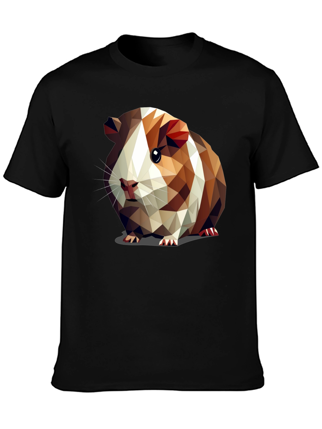 Guinea Pig Geometric Art T-Shirt