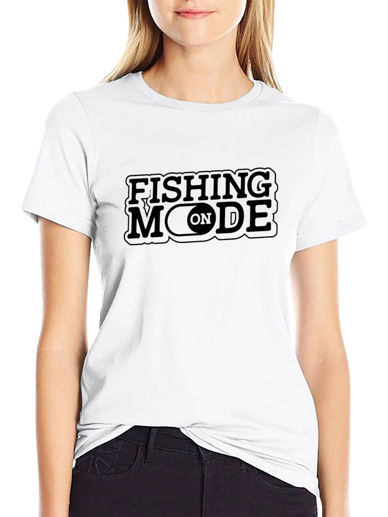 Fishing Mode On T-Shirt