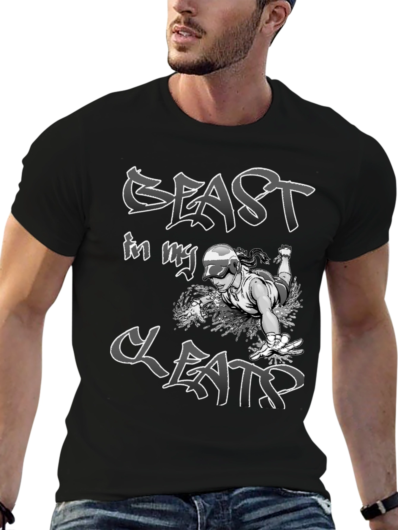 Beast In My Cleats Graphic Tee