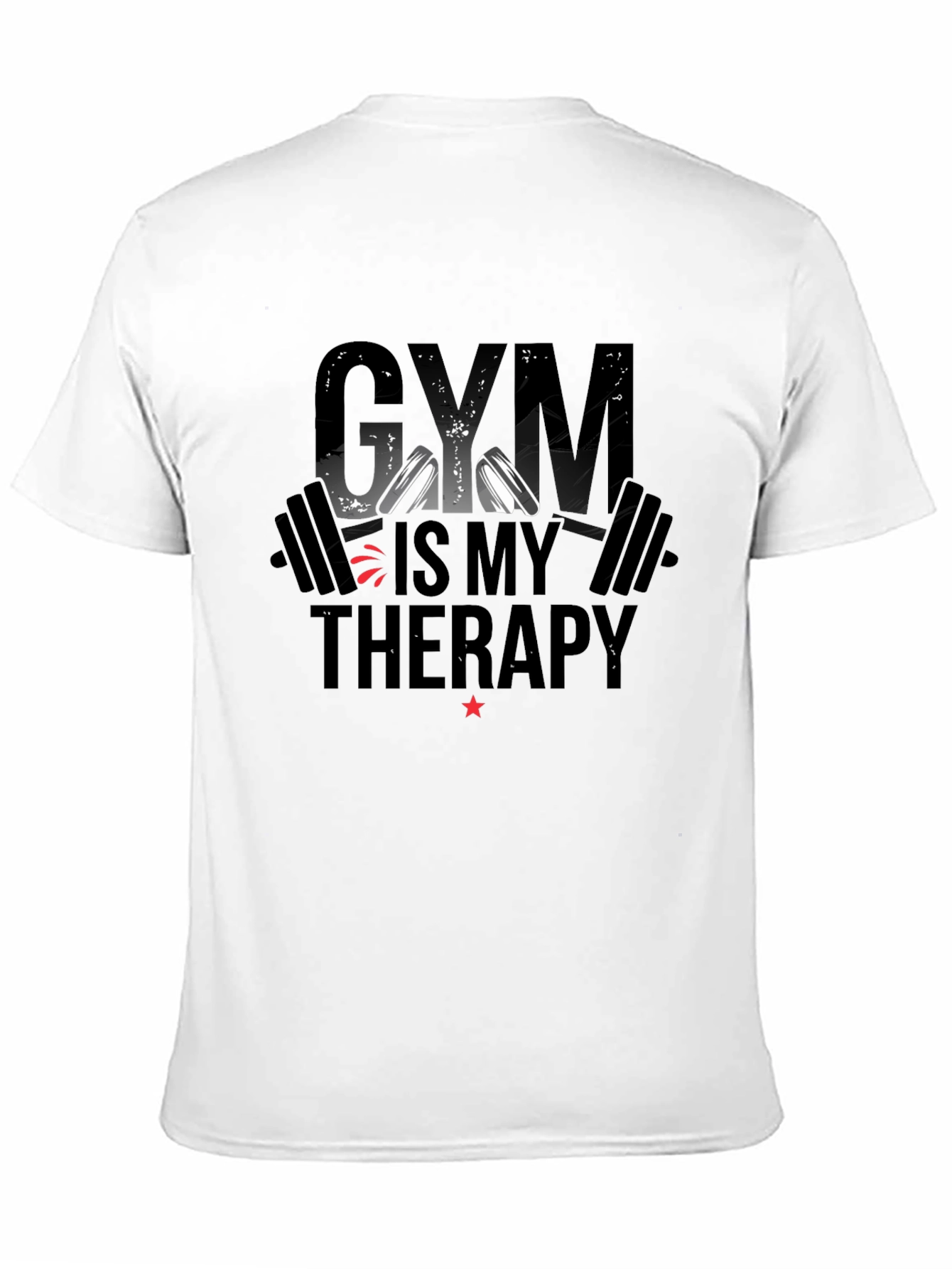 Gym Is My Therapy Graphic T-Shirt