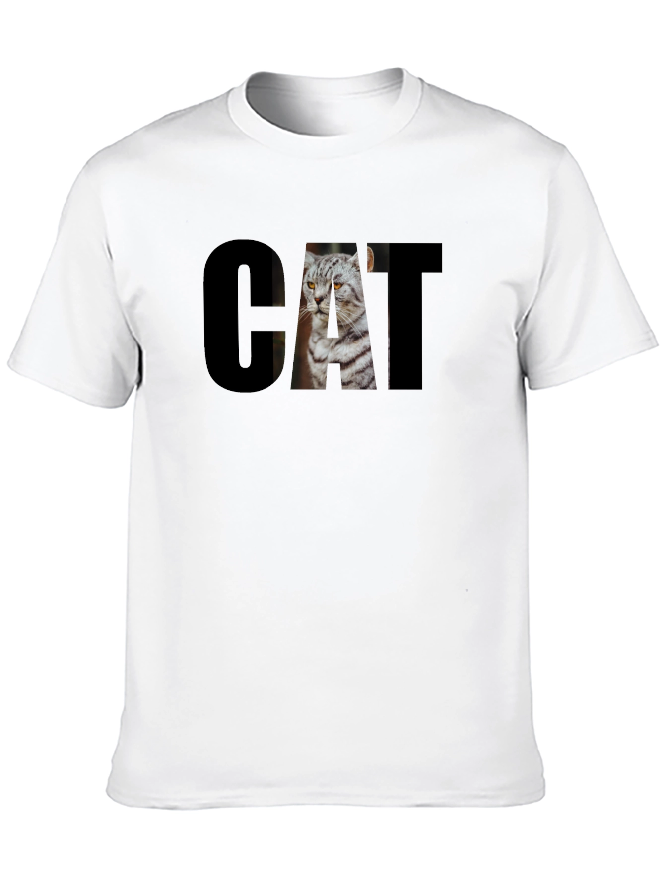 Cool Cat Graphic Tee - Unisex Black T-Shirt