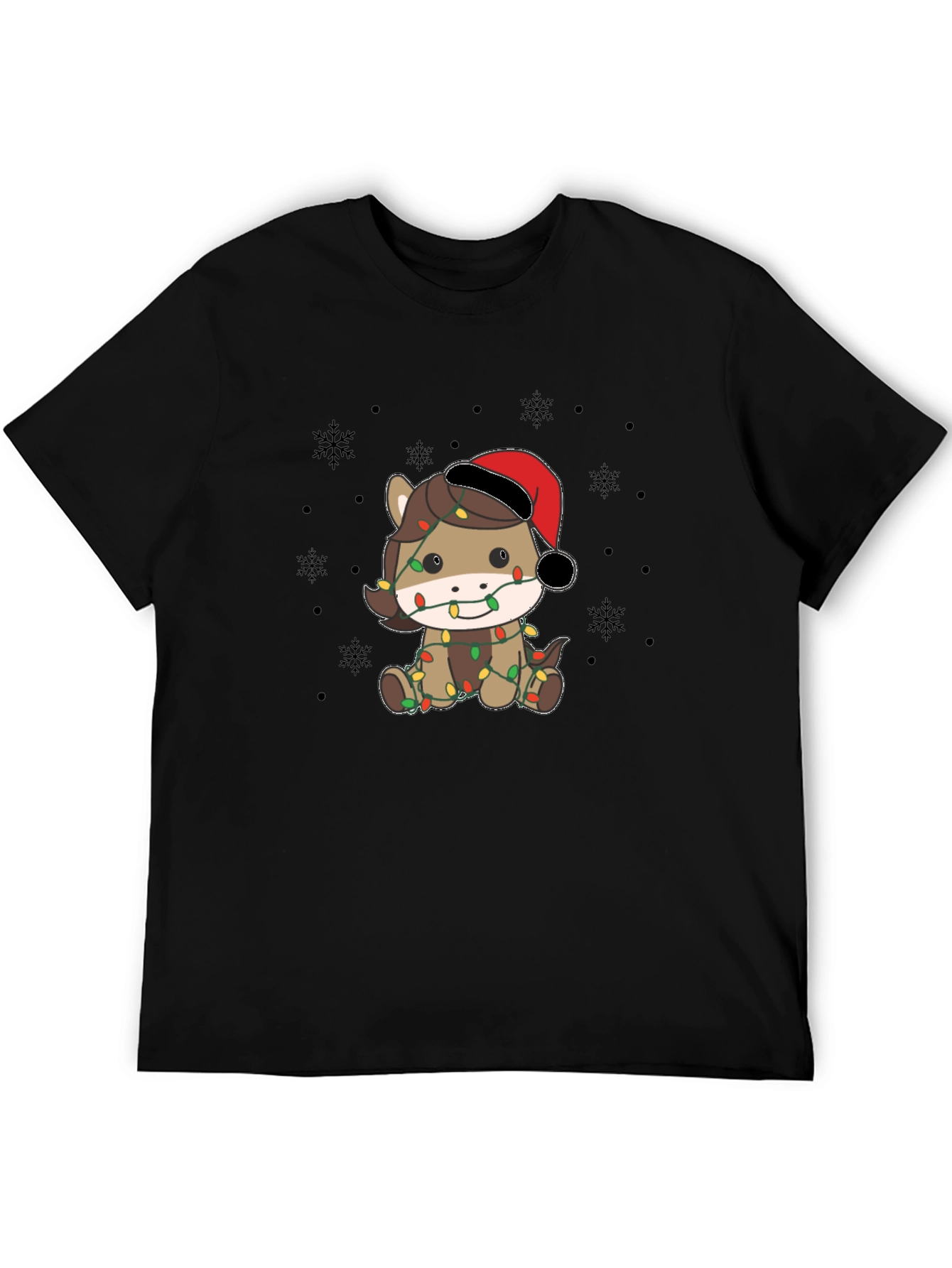 Christmas Horse Lights T-Shirt