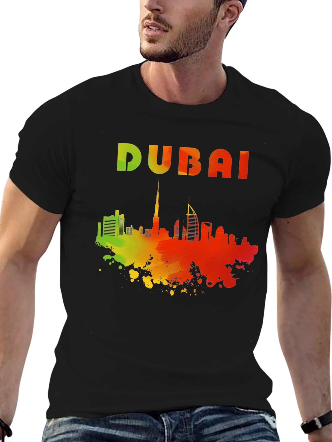 Dubai Skyline T-Shirt - Urban Graphic Tee