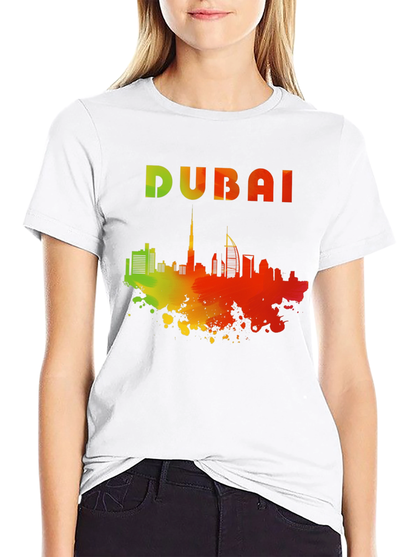 Dubai Skyline T-Shirt - Urban Graphic Tee