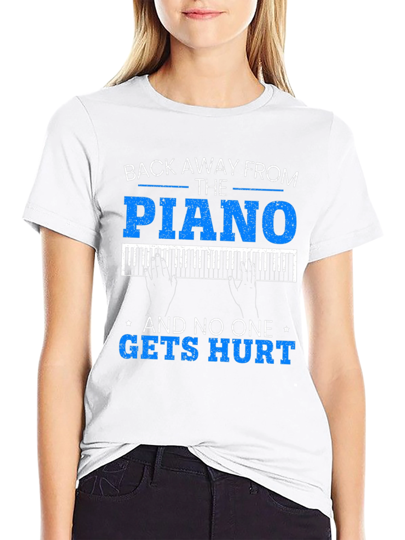 Piano Player Warning T-Shirt