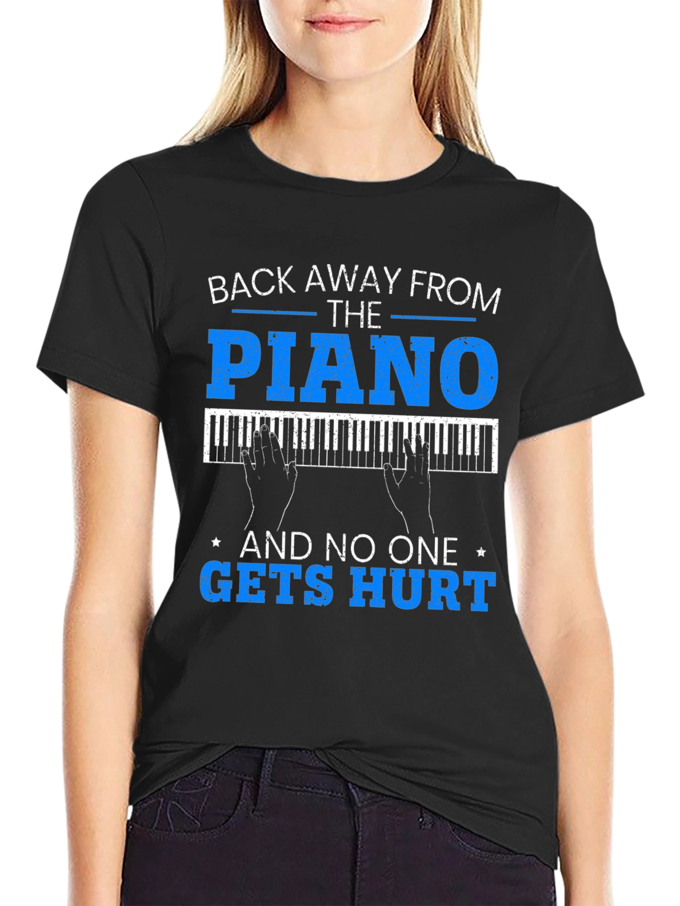 Piano Player Warning T-Shirt