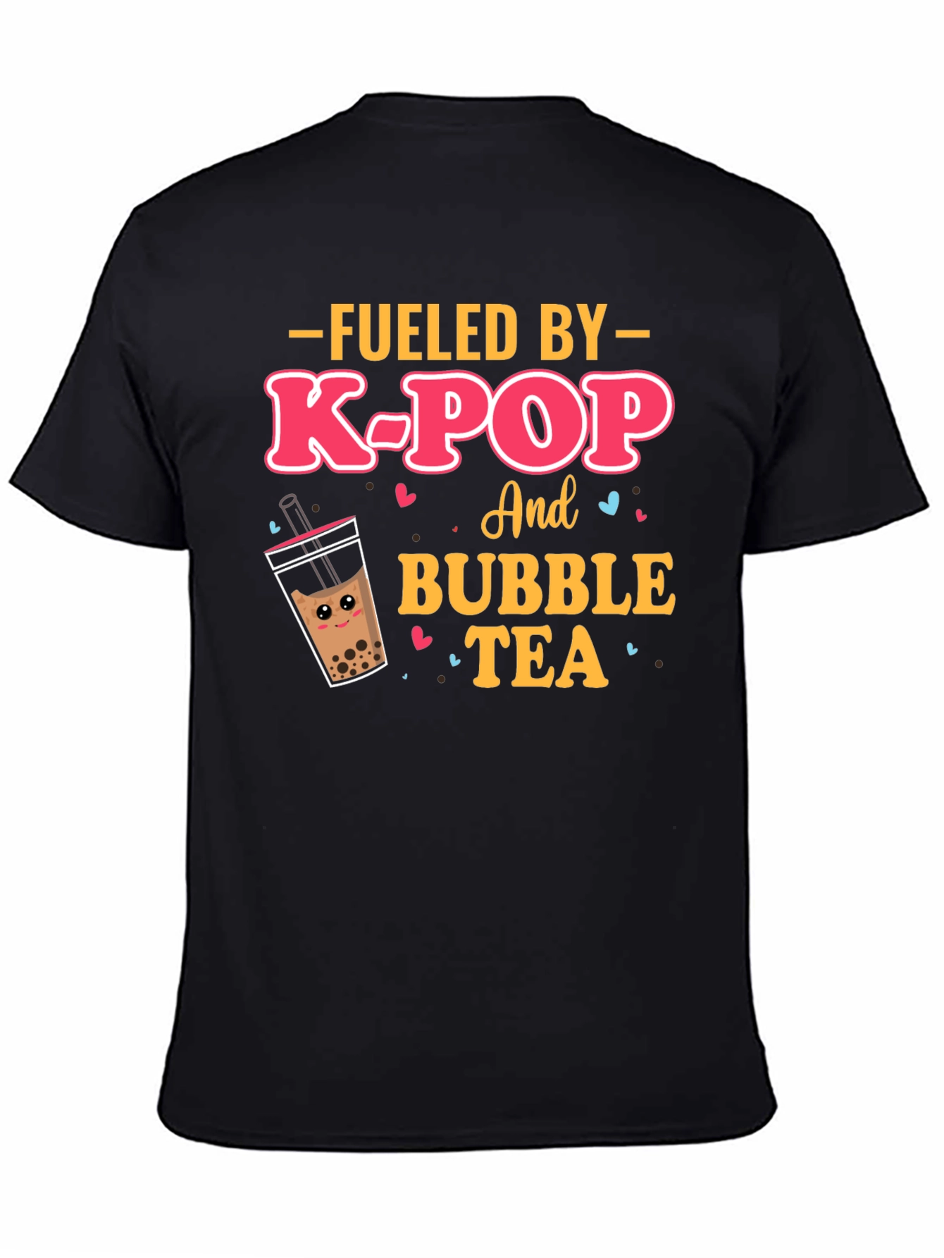 Fueled By K-Pop & Bubble Tea Graphic Tee