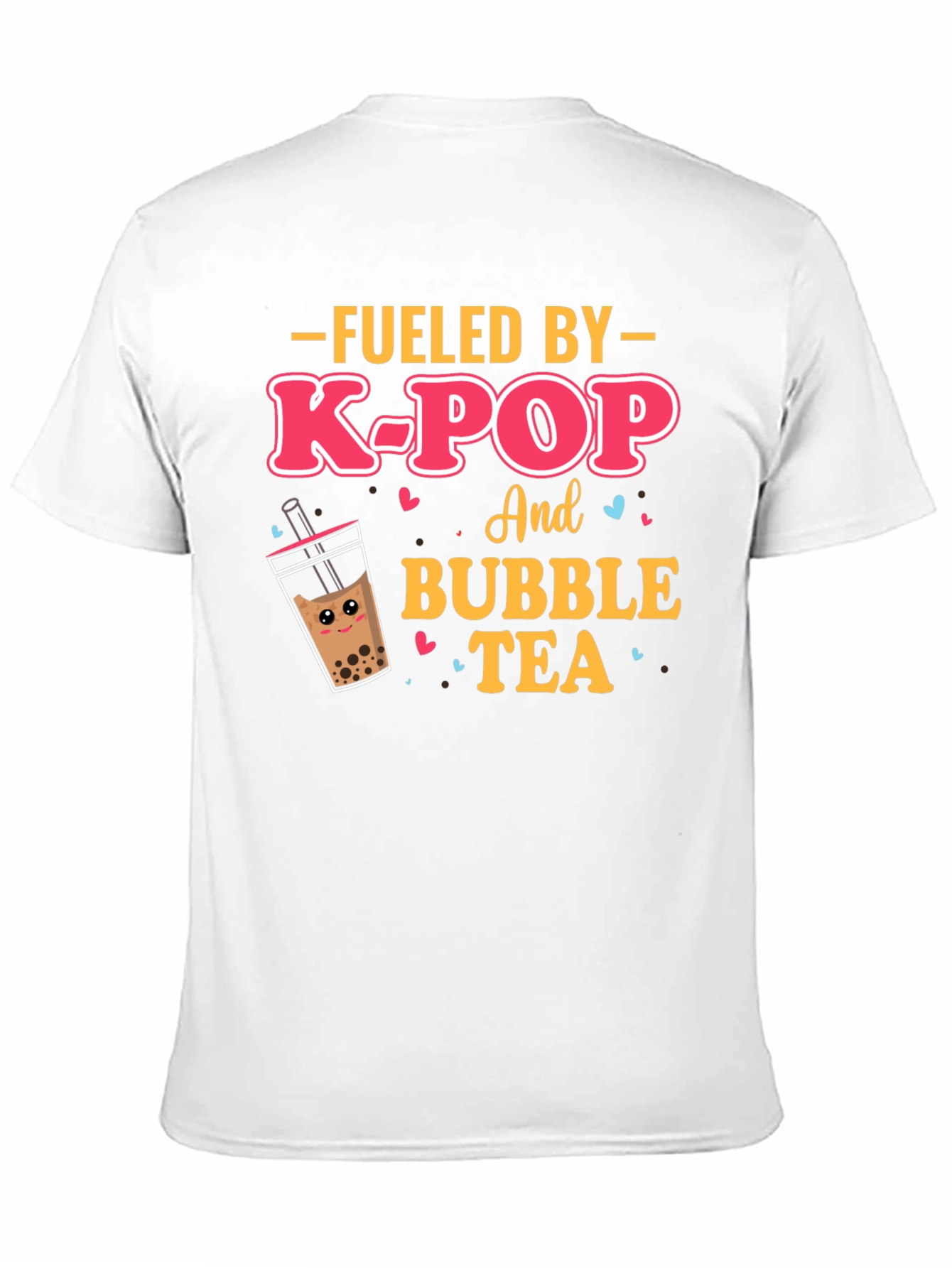 Fueled By K-Pop & Bubble Tea Graphic Tee