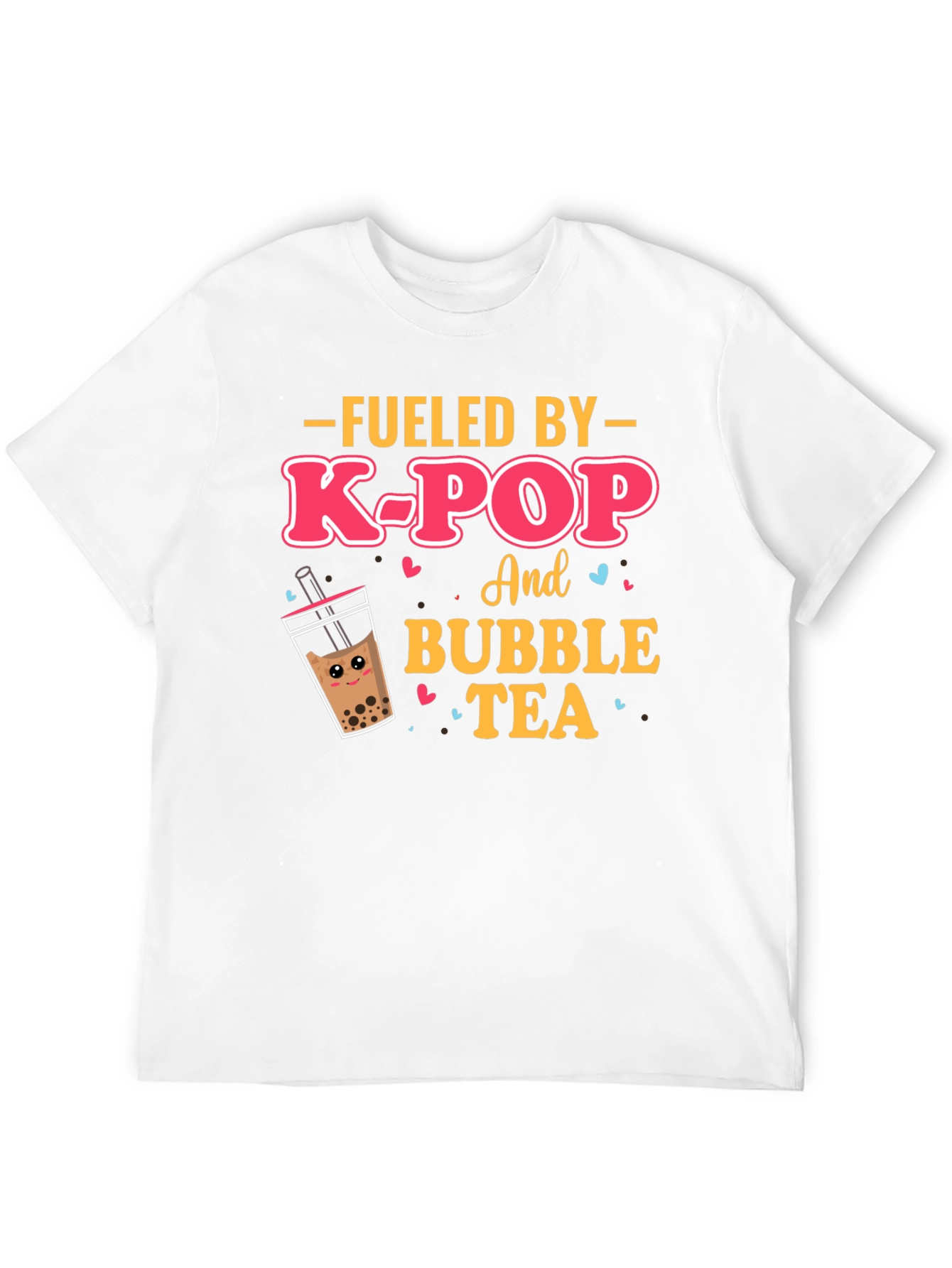 Fueled By K-Pop & Bubble Tea Graphic Tee
