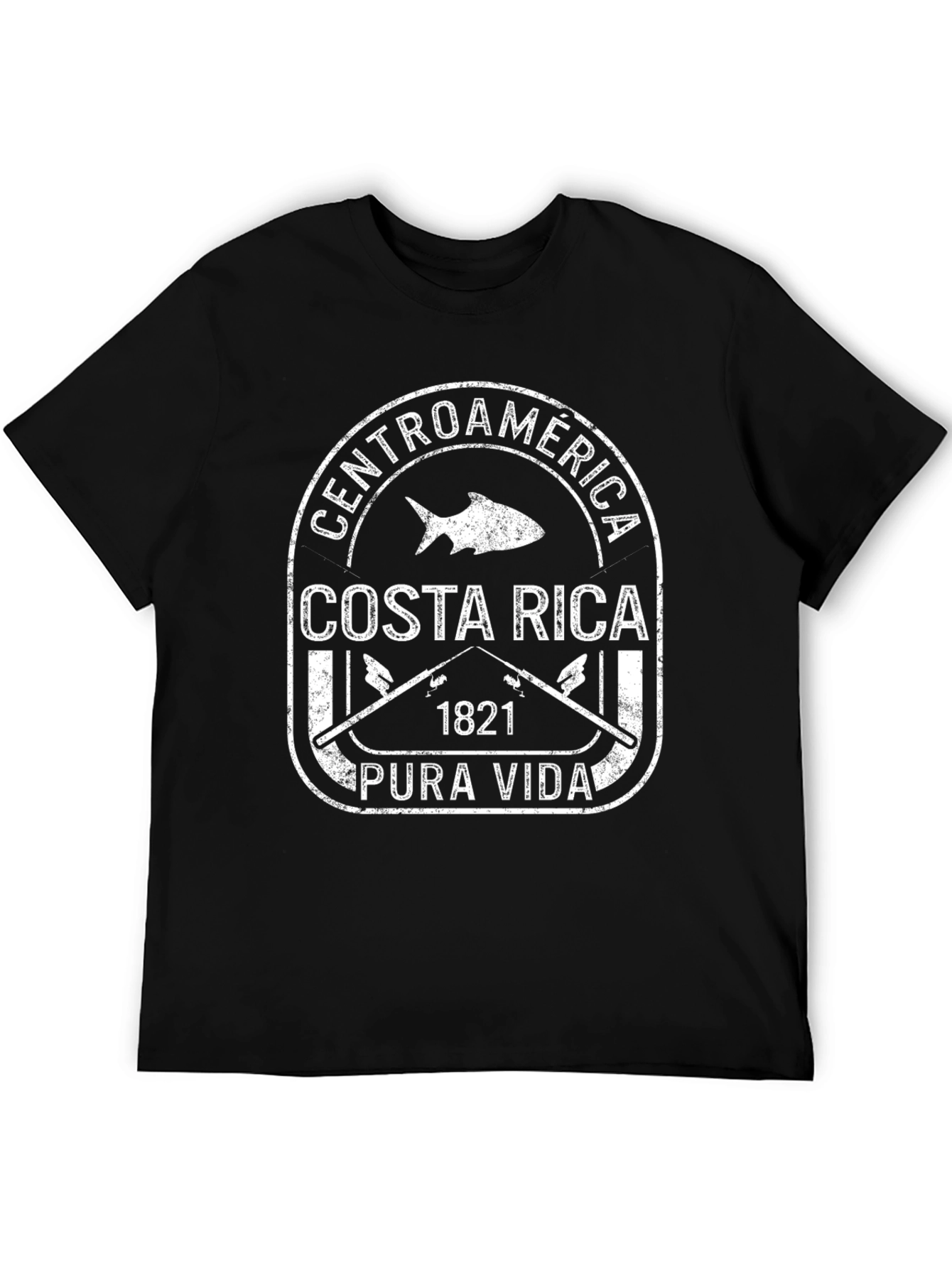 Costa Rica Pura Vida Fishing T-Shirt