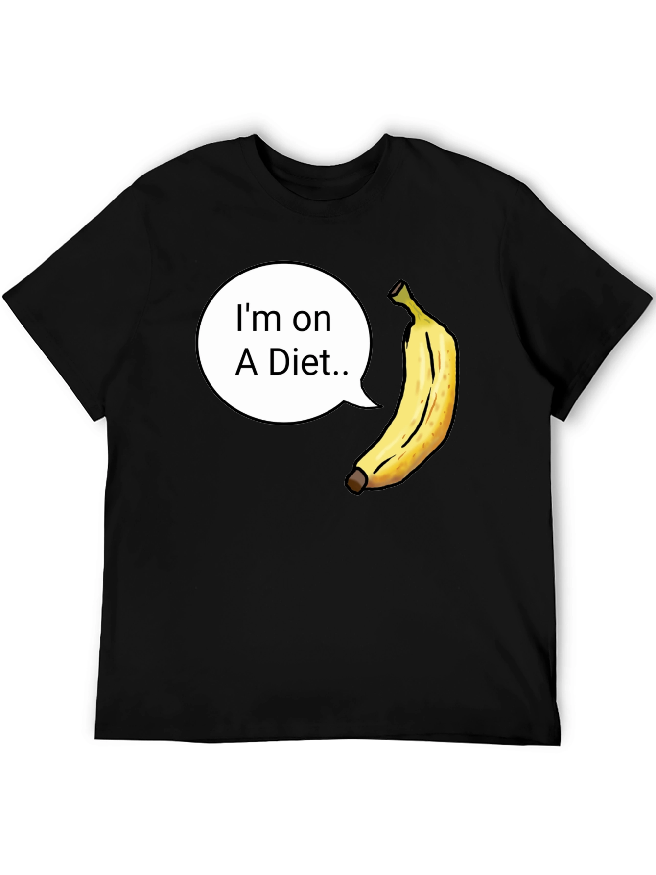Funny Banana Diet T-Shirt - Unisex Graphic Tee