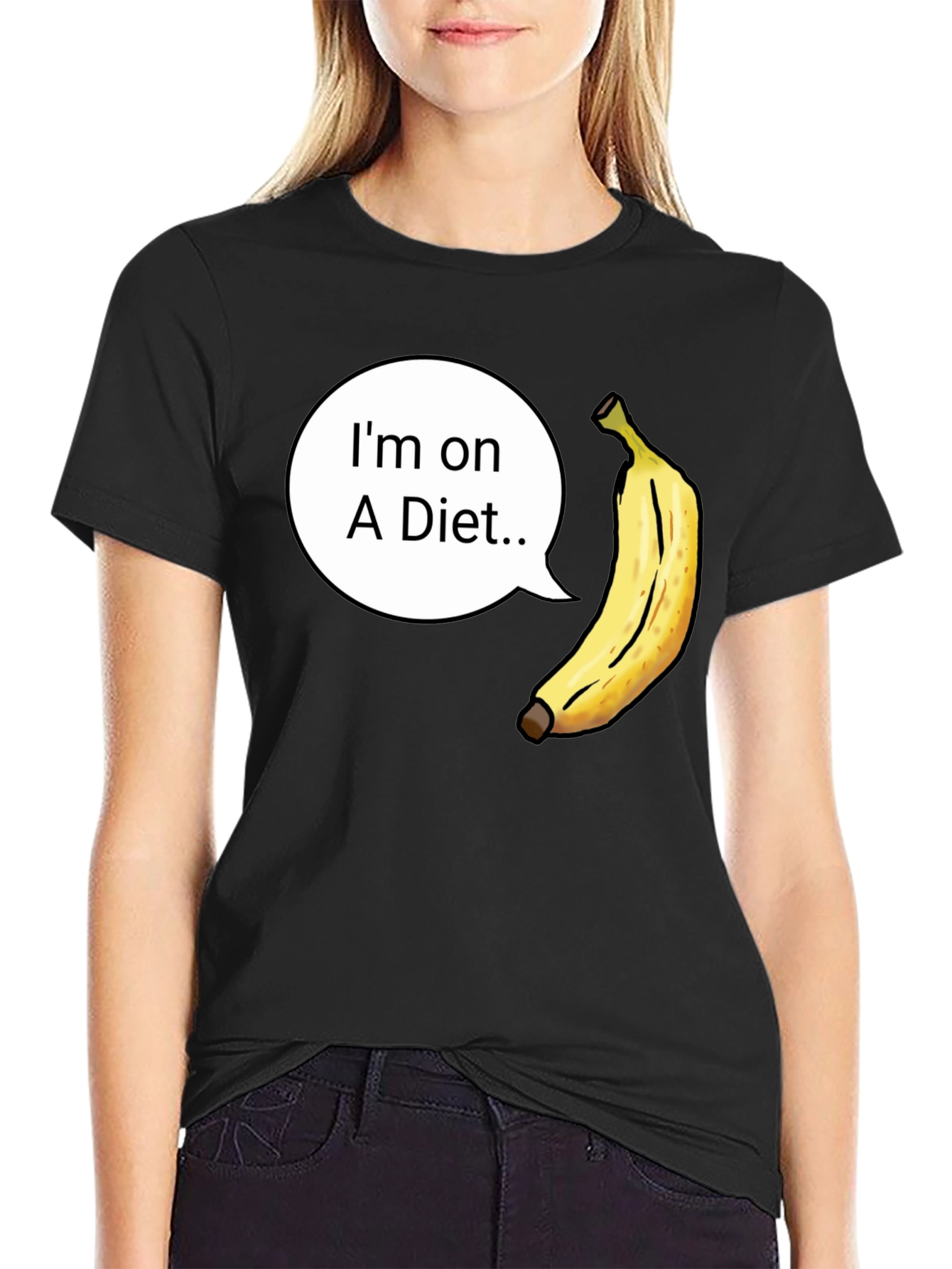 Funny Banana Diet T-Shirt - Unisex Graphic Tee