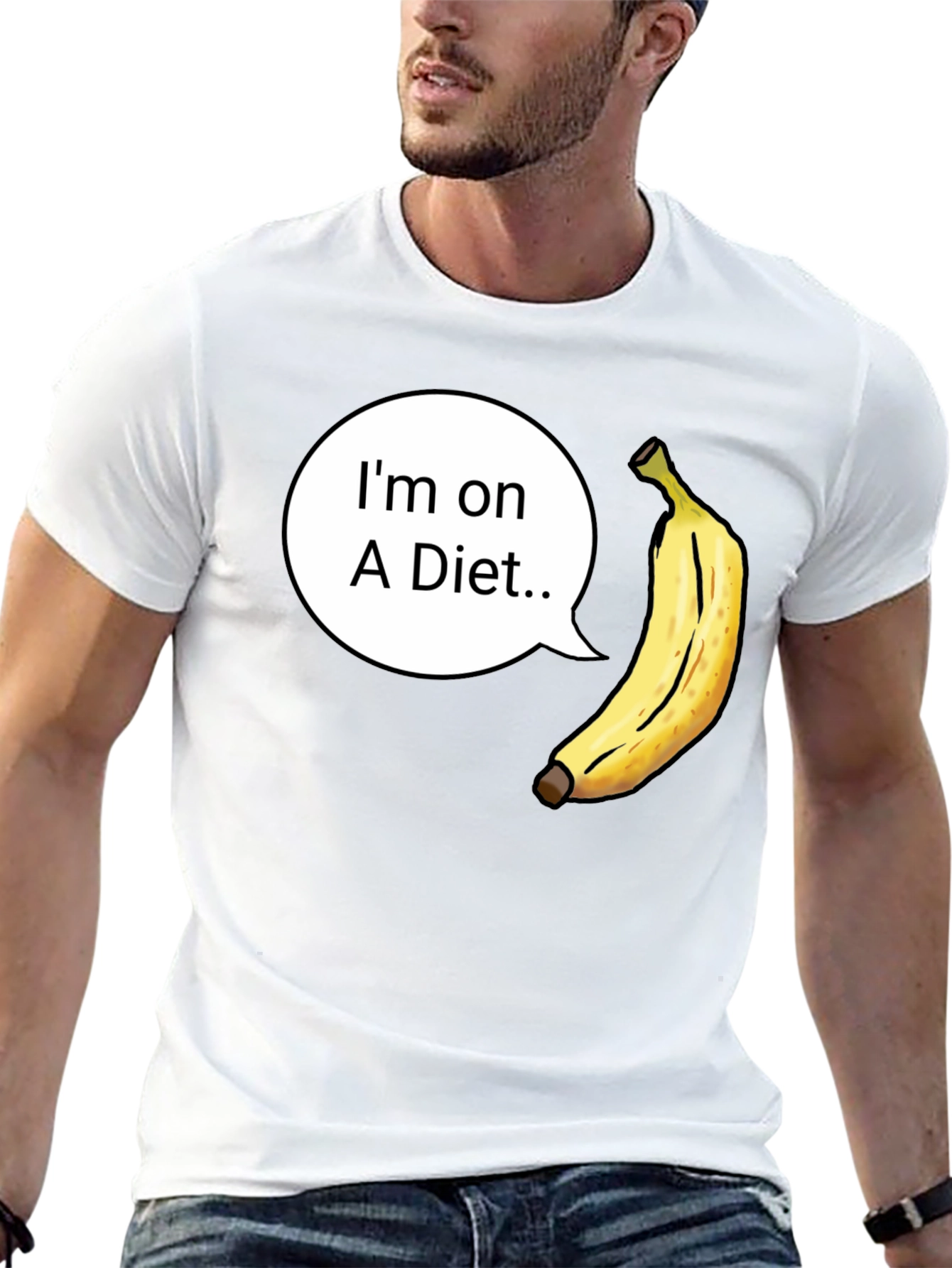 Funny Banana Diet T-Shirt - Unisex Graphic Tee