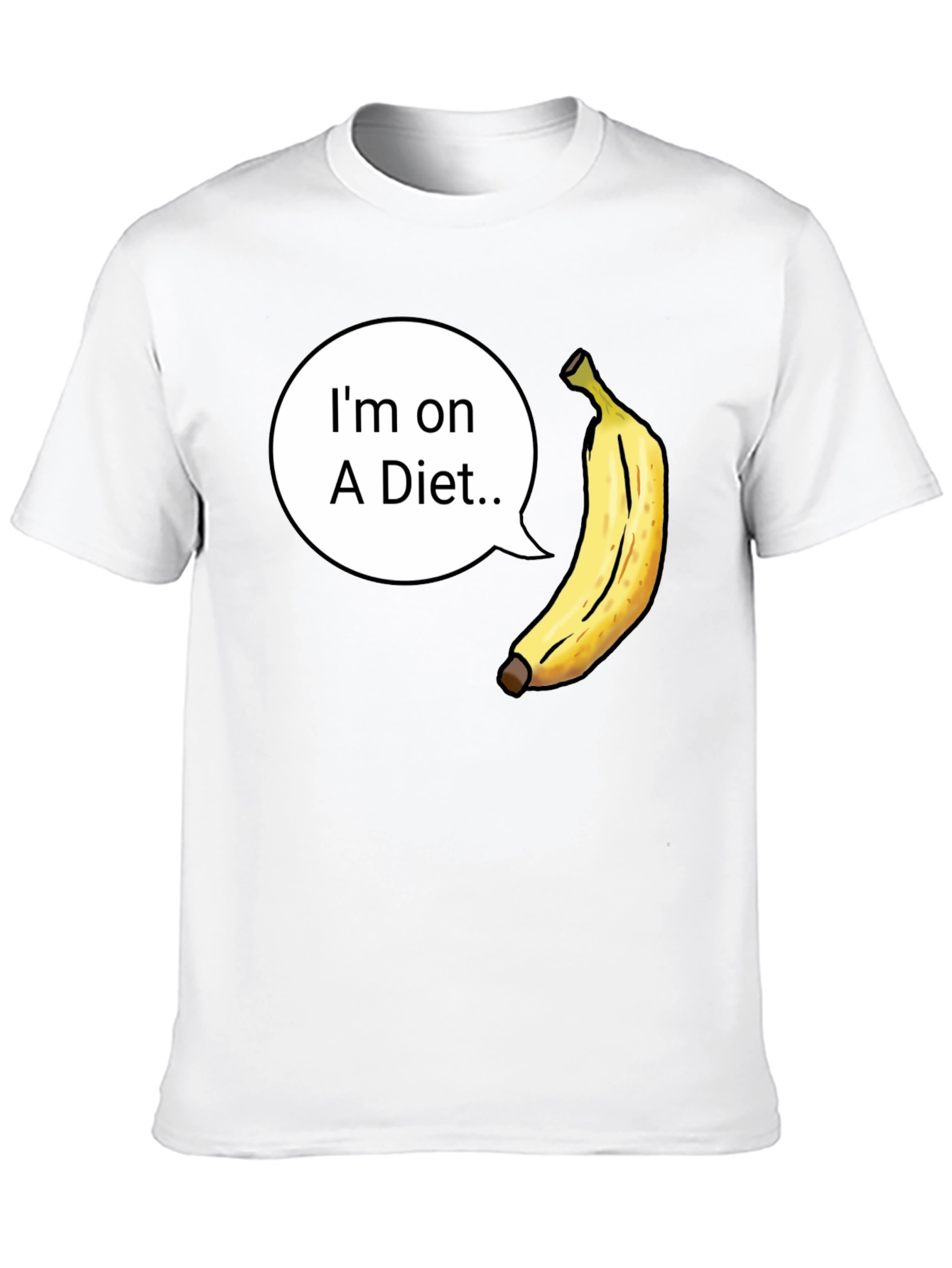 Funny Banana Diet T-Shirt - Unisex Graphic Tee