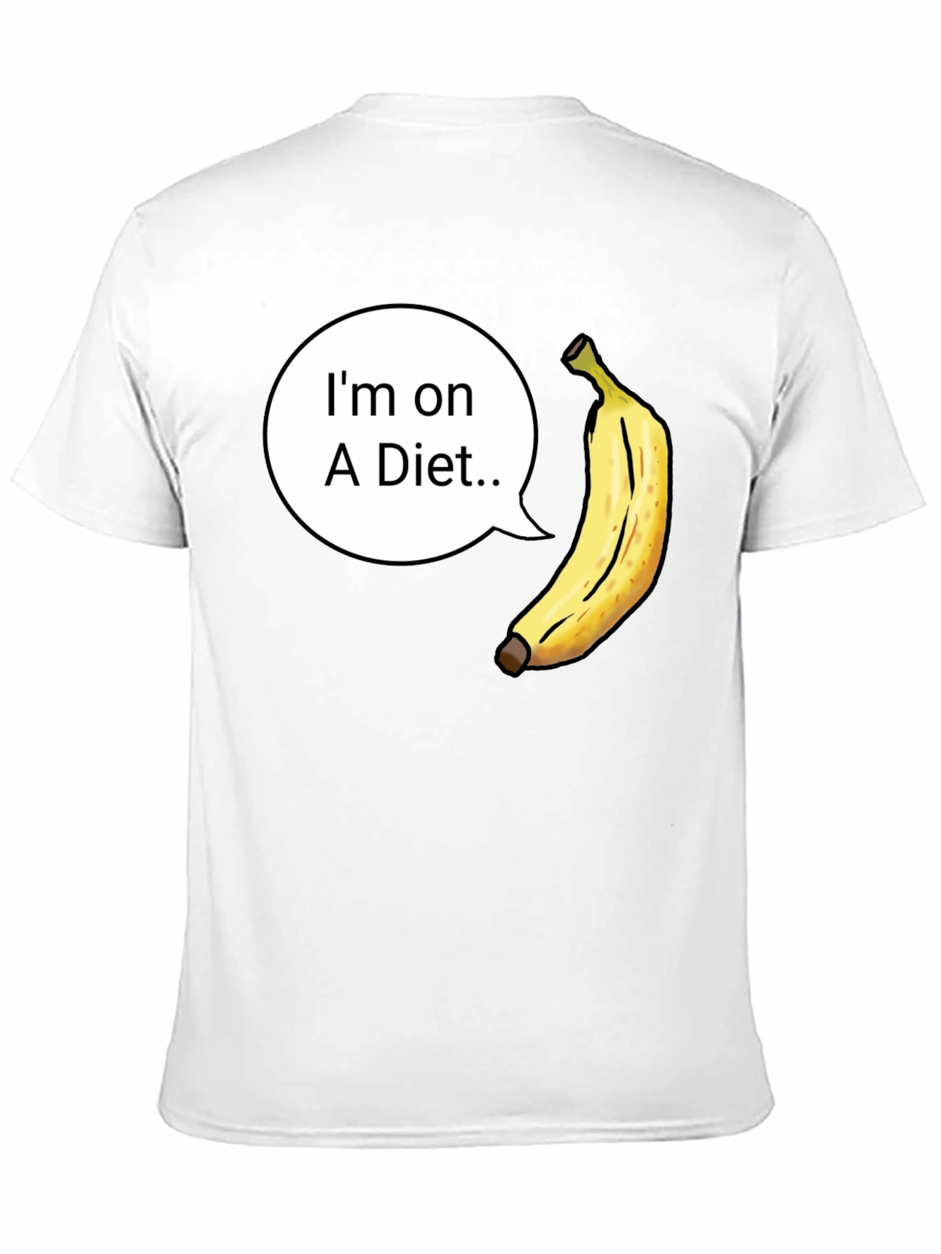Funny Banana Diet T-Shirt - Unisex Graphic Tee
