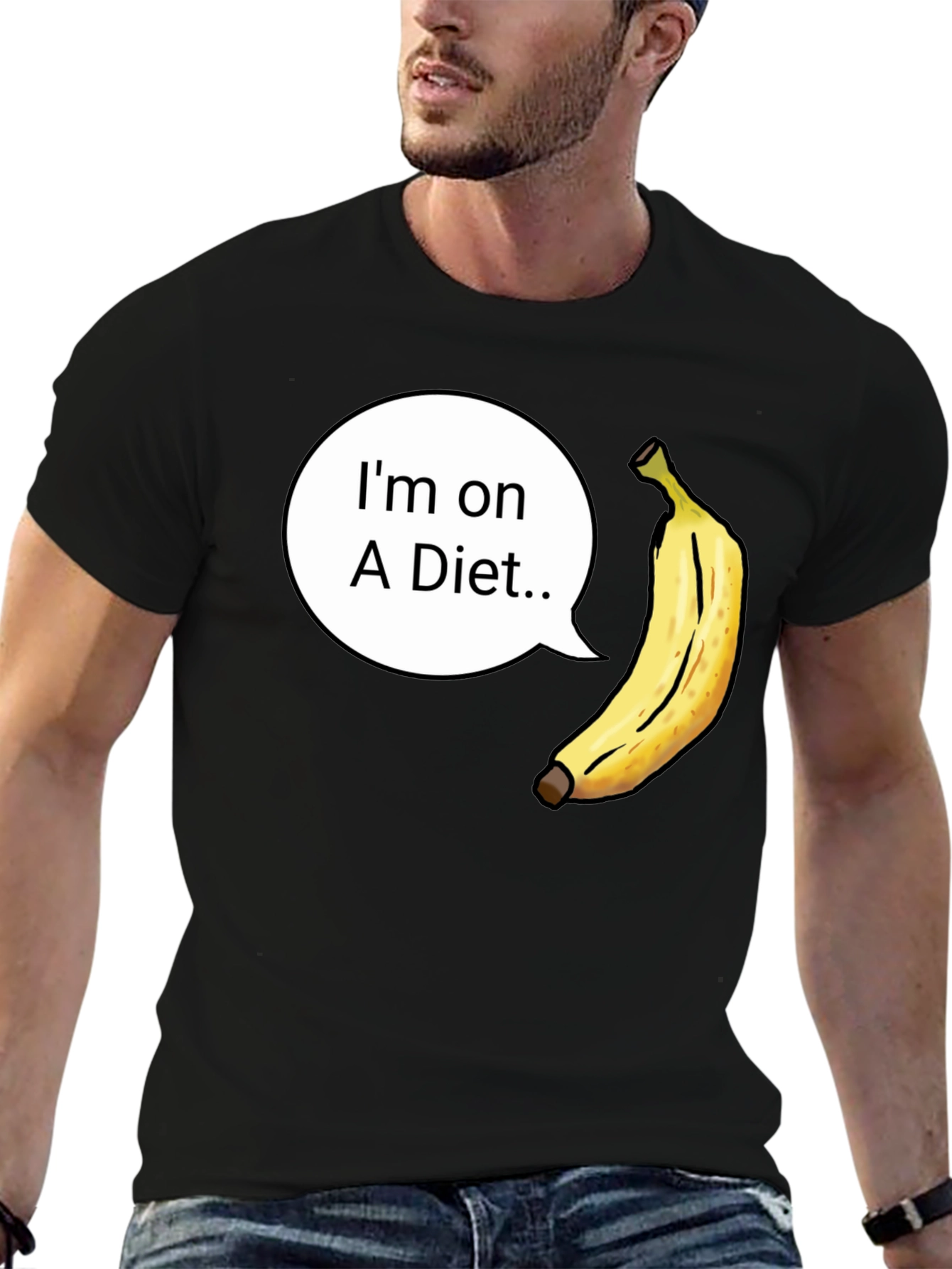 Funny Banana Diet T-Shirt - Unisex Graphic Tee