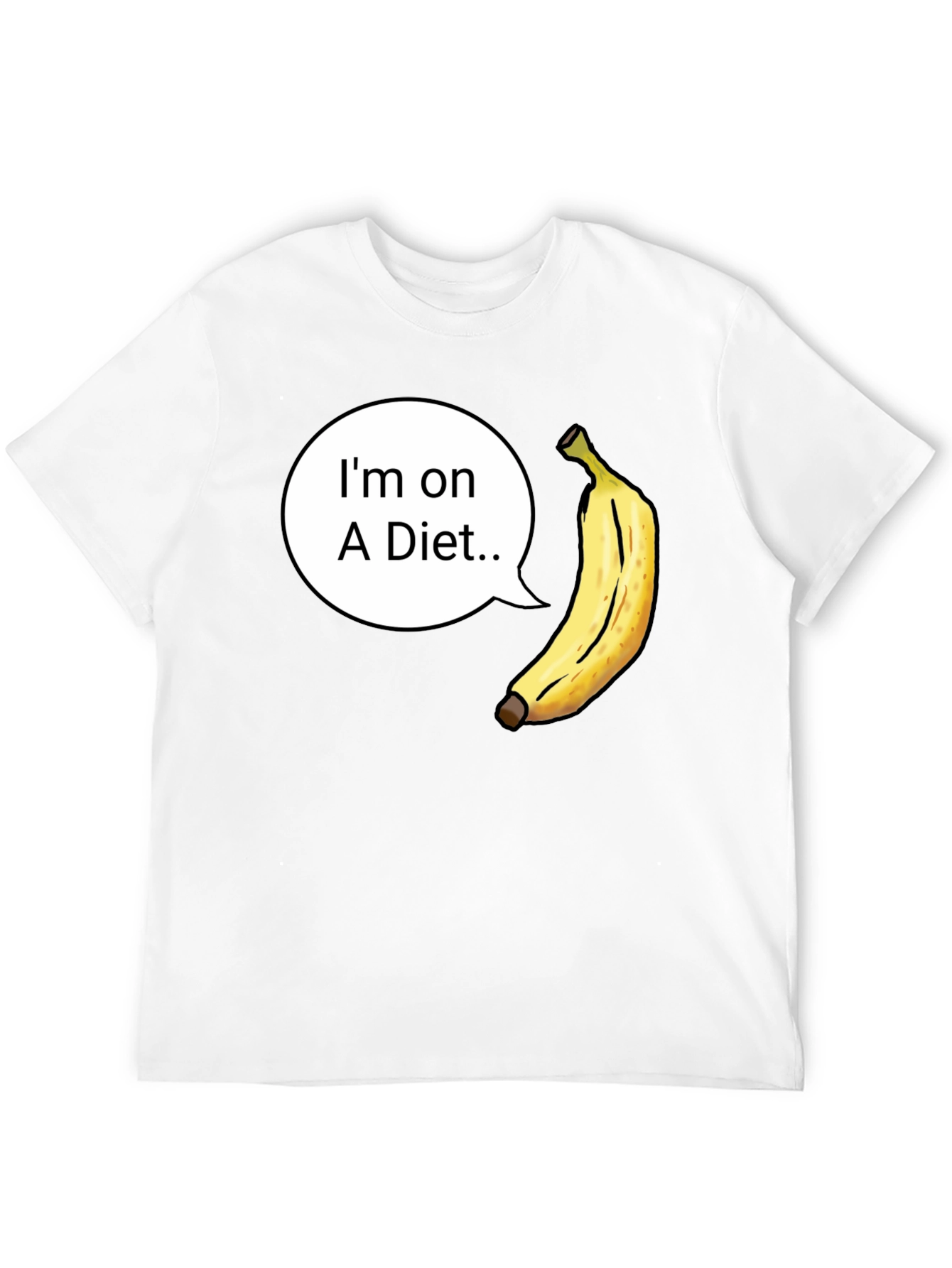 Funny Banana Diet T-Shirt - Unisex Graphic Tee