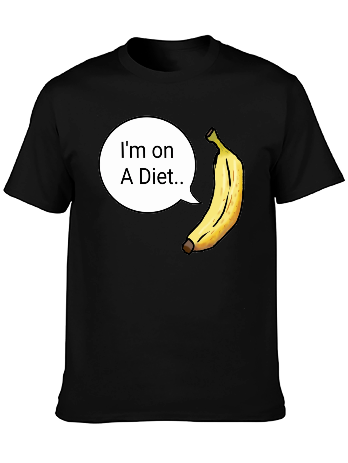 Funny Banana Diet T-Shirt - Unisex Graphic Tee