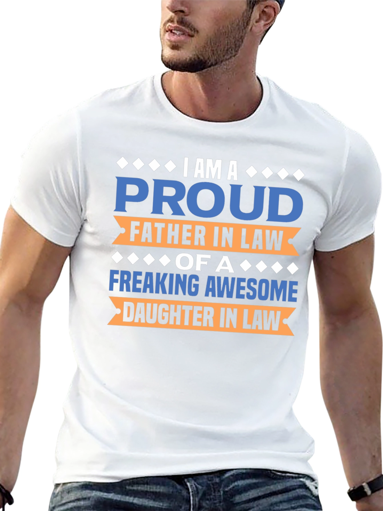 Proud Father-In-Law Awesome Daughter T-Shirt